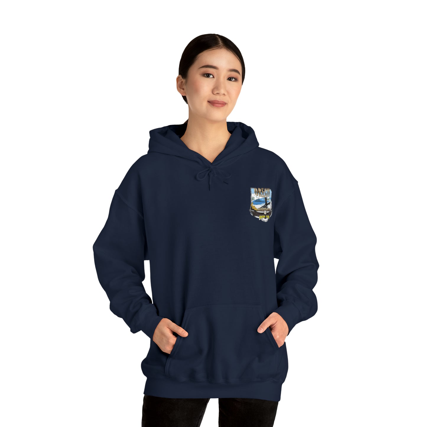 USS Oregon Unisex Heavy Blend™ Hooded Sweatshirt