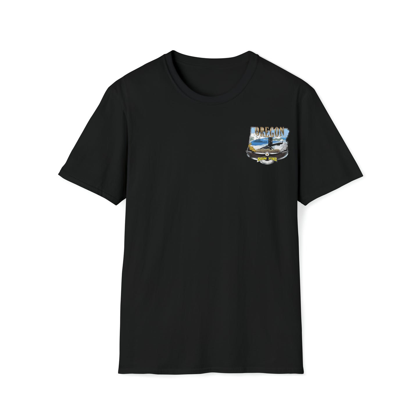 Uss Oregon Unisex Softstyle T-Shirt