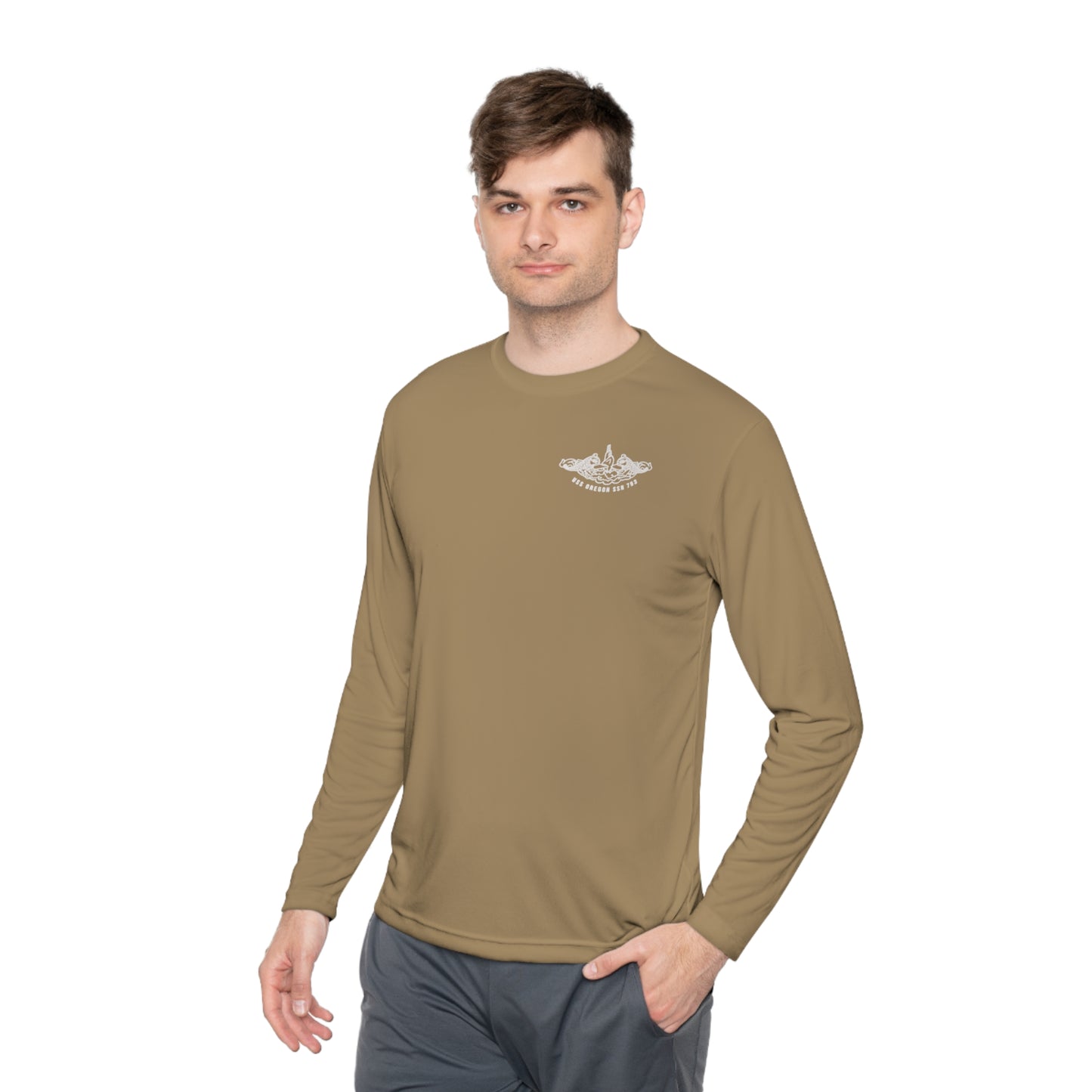 USS Oregon Unisex Lightweight Long Sleeve Tee