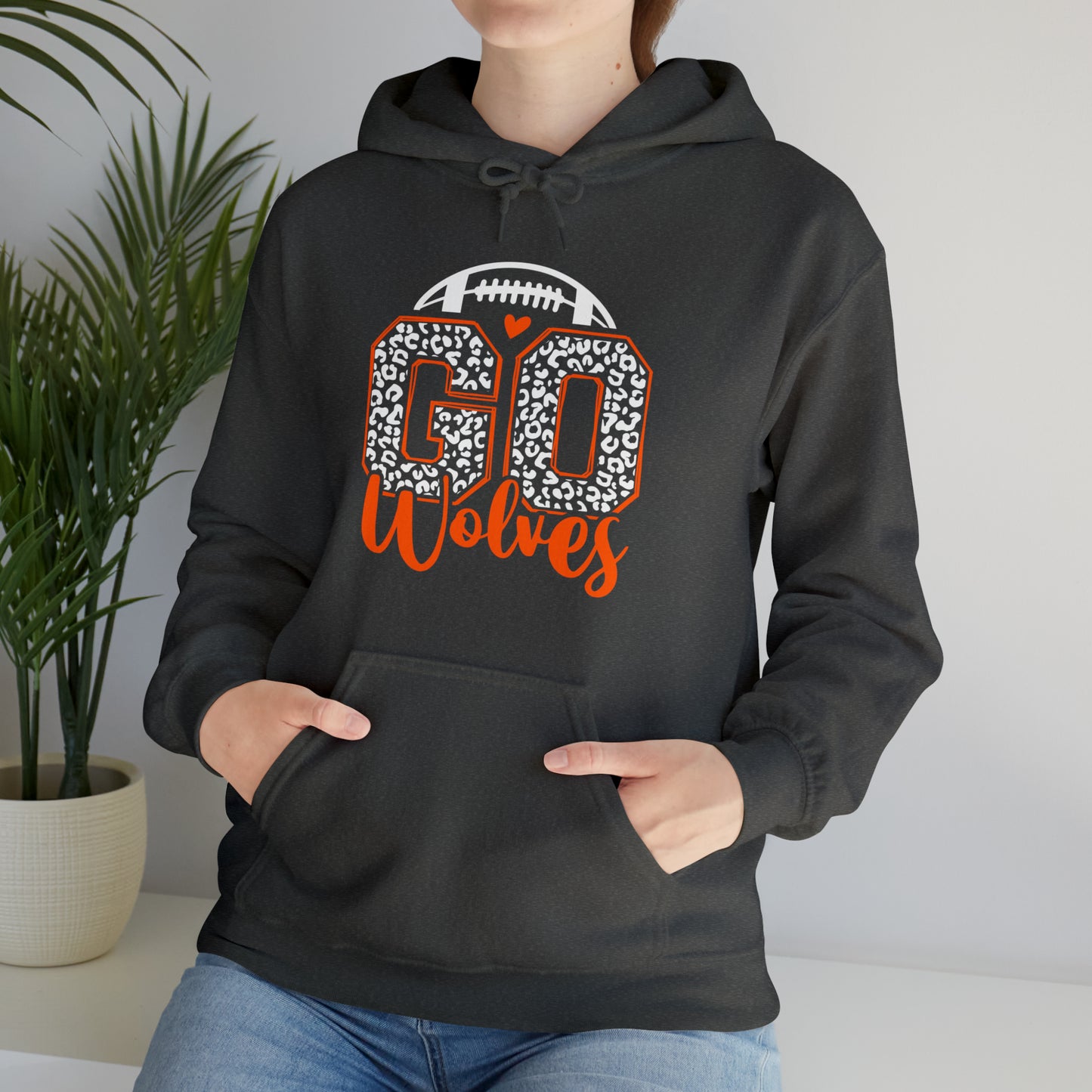 Montville Wolves Unisex Heavy Blend™ Hooded Sweatshirt