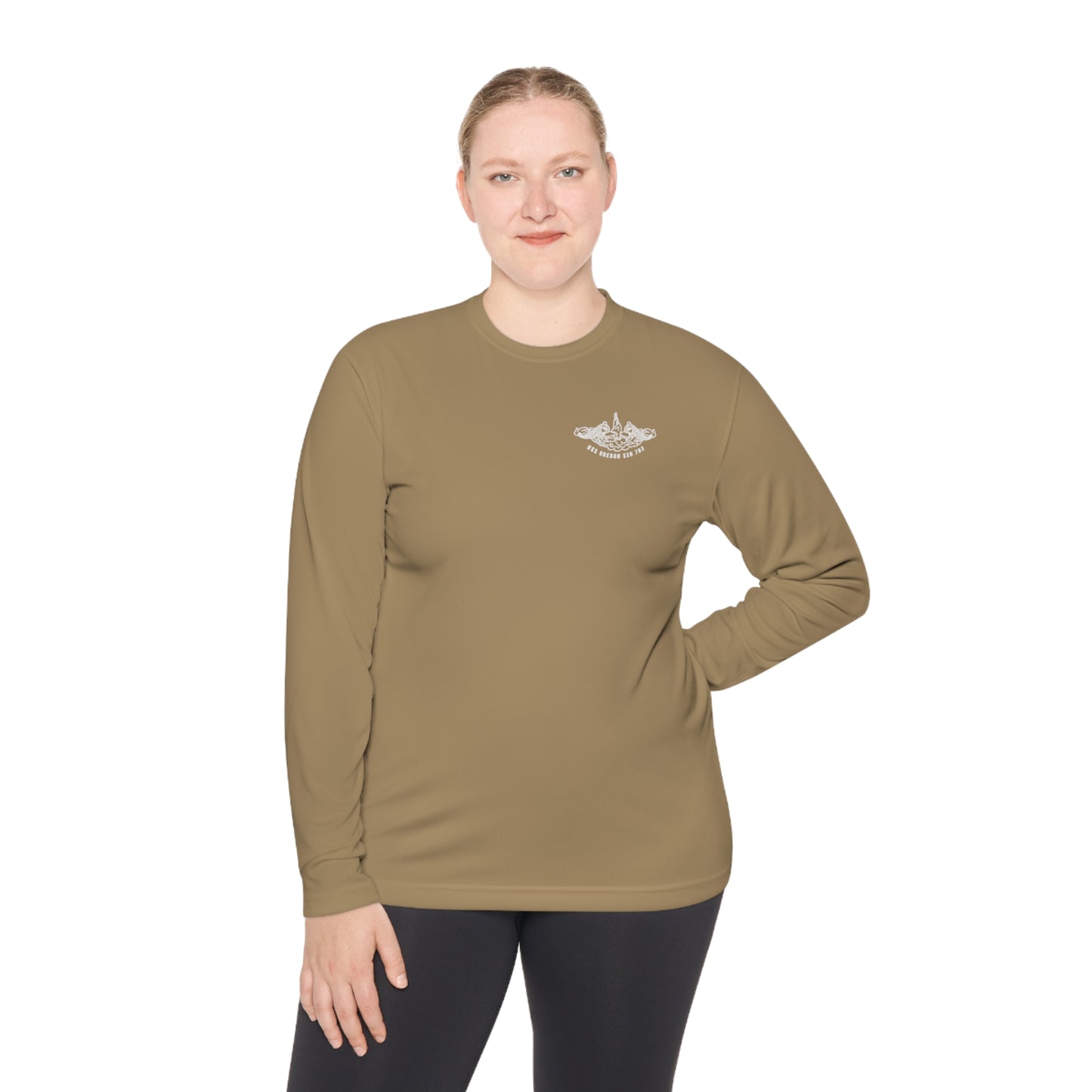 USS Oregon Unisex Lightweight Long Sleeve Tee