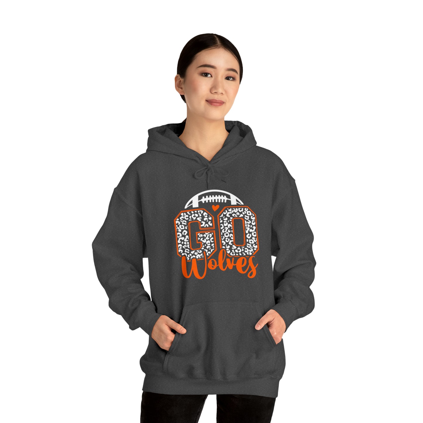 Montville Wolves Unisex Heavy Blend™ Hooded Sweatshirt