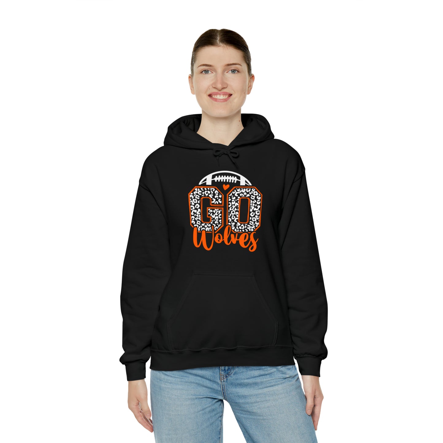 Montville Wolves Unisex Heavy Blend™ Hooded Sweatshirt