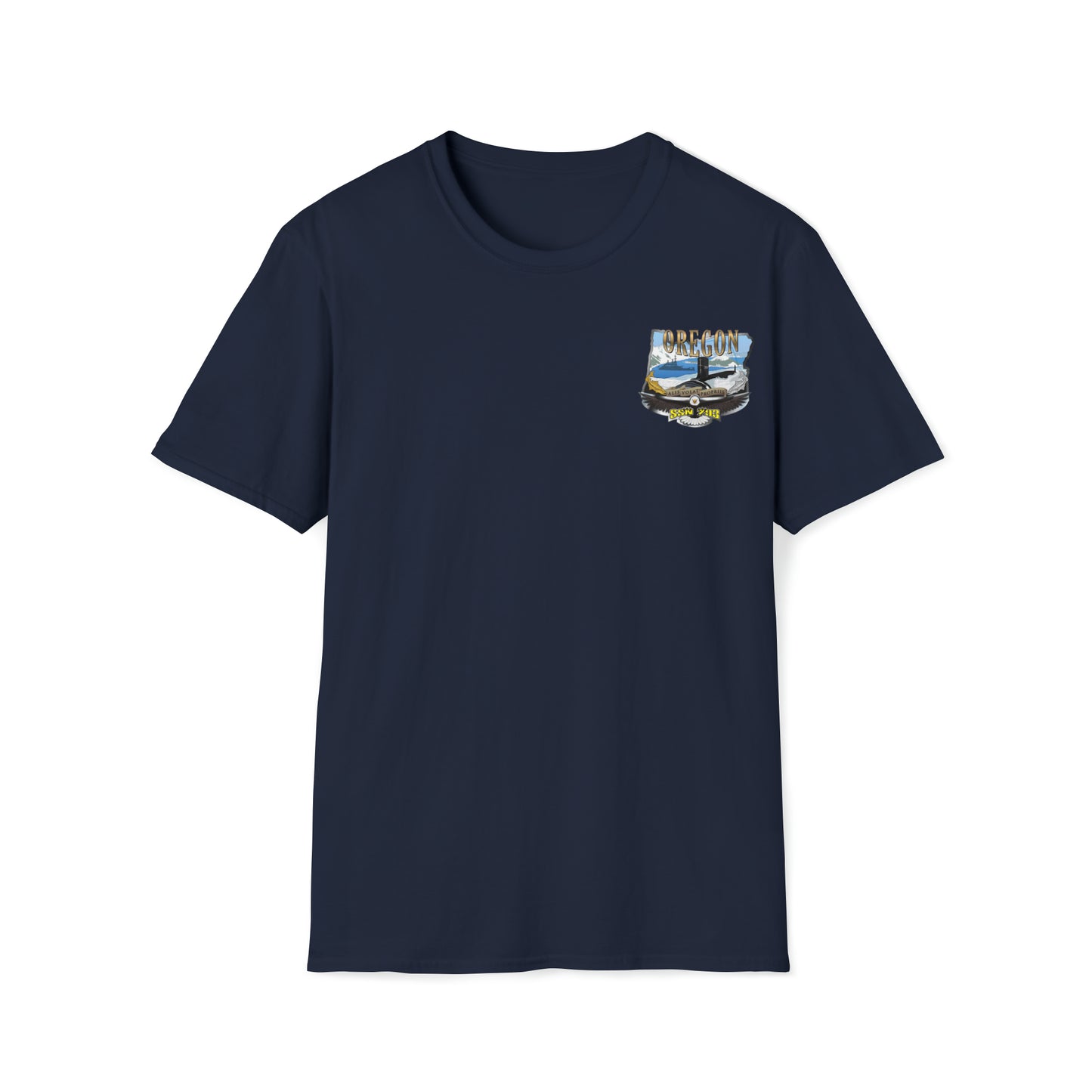 Uss Oregon Unisex Softstyle T-Shirt