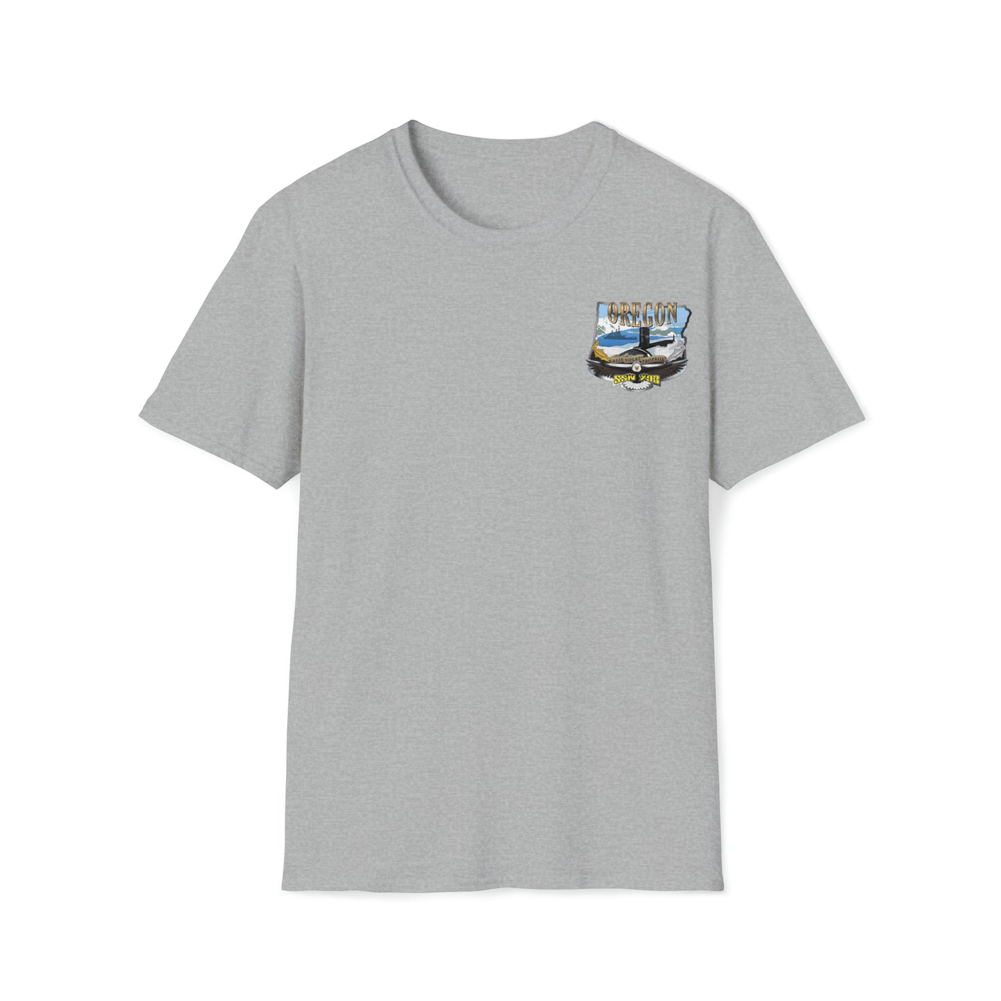 Uss Oregon Unisex Softstyle T-Shirt