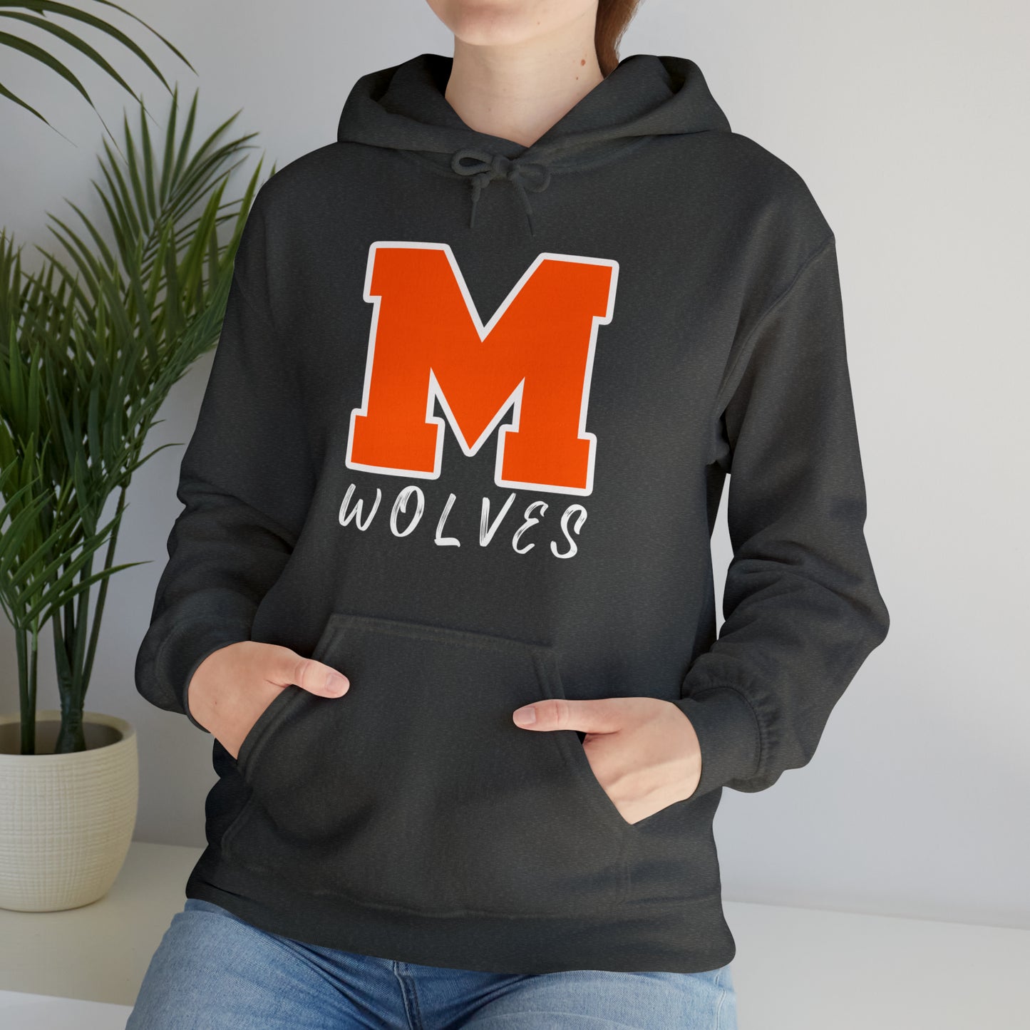 Montville Wolves Unisex Heavy Blend™ Hooded Sweatshirt