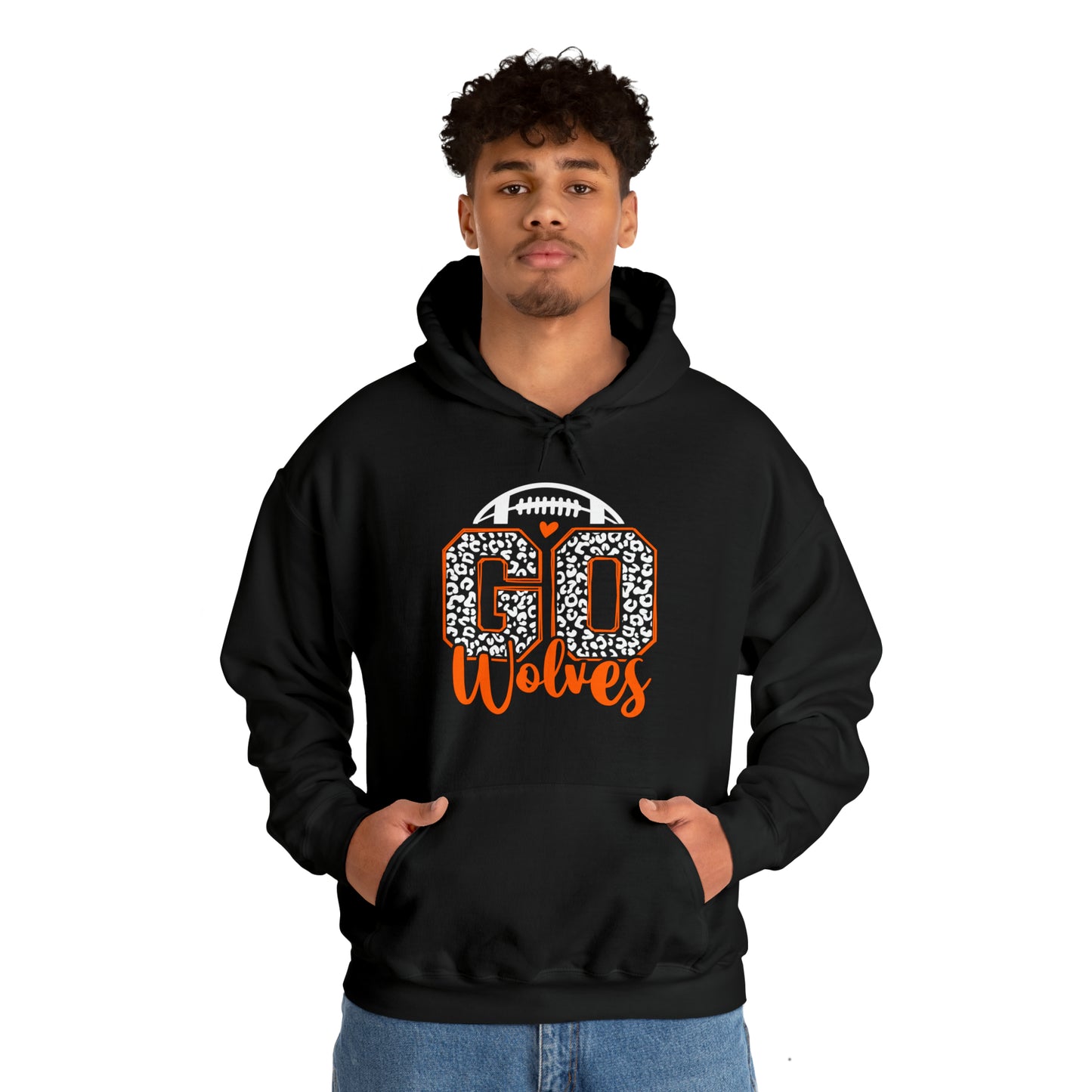 Montville Wolves Unisex Heavy Blend™ Hooded Sweatshirt