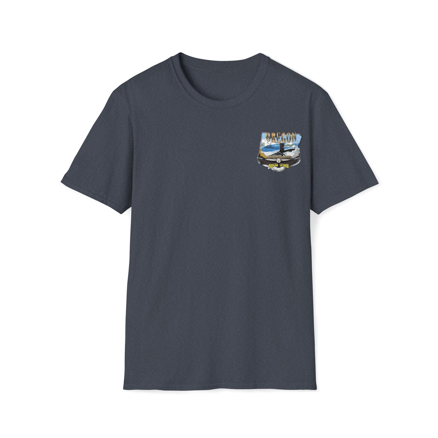 Uss Oregon Unisex Softstyle T-Shirt
