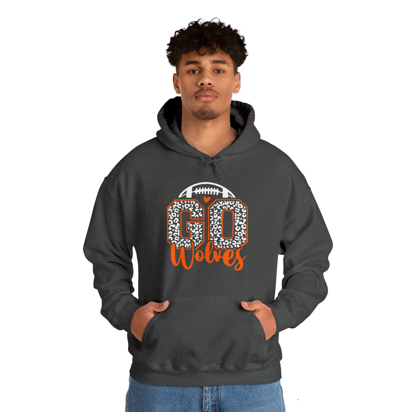 Montville Wolves Unisex Heavy Blend™ Hooded Sweatshirt