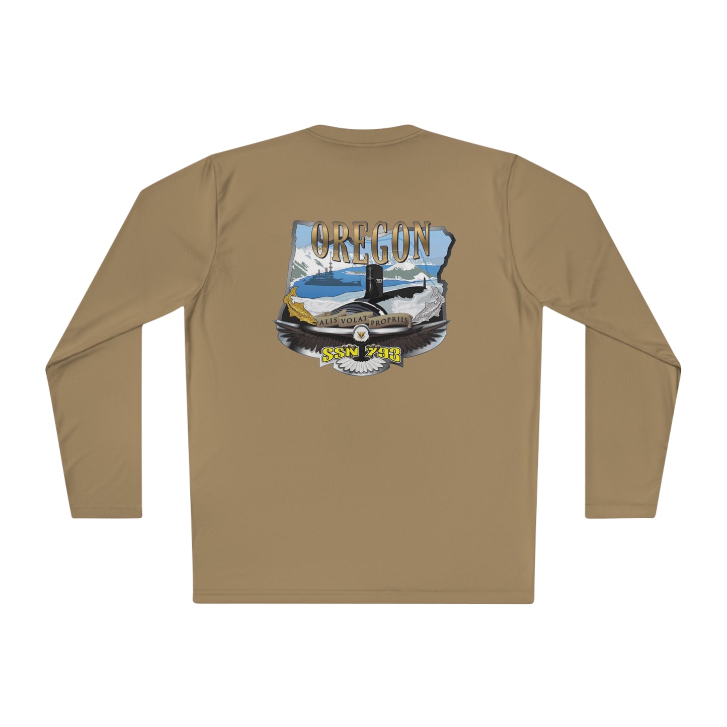 USS Oregon Unisex Lightweight Long Sleeve Tee