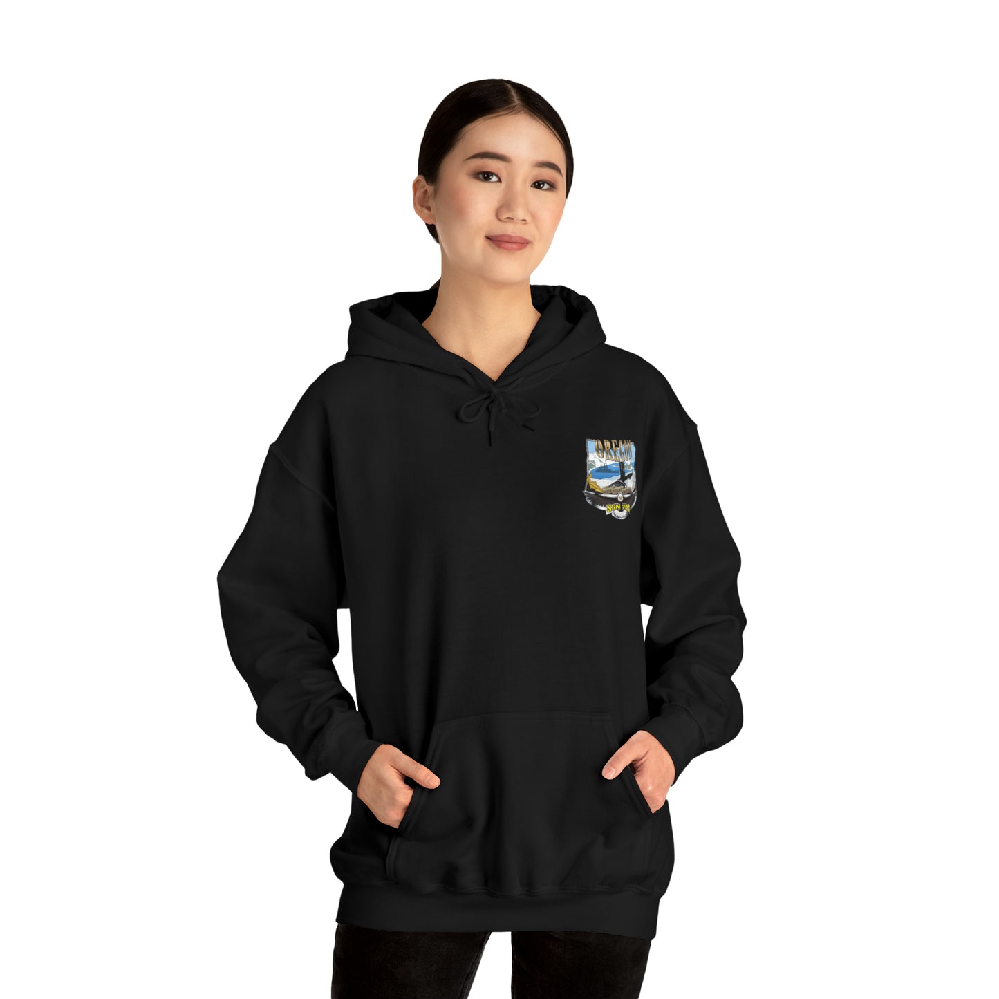 USS Oregon Unisex Heavy Blend™ Hooded Sweatshirt