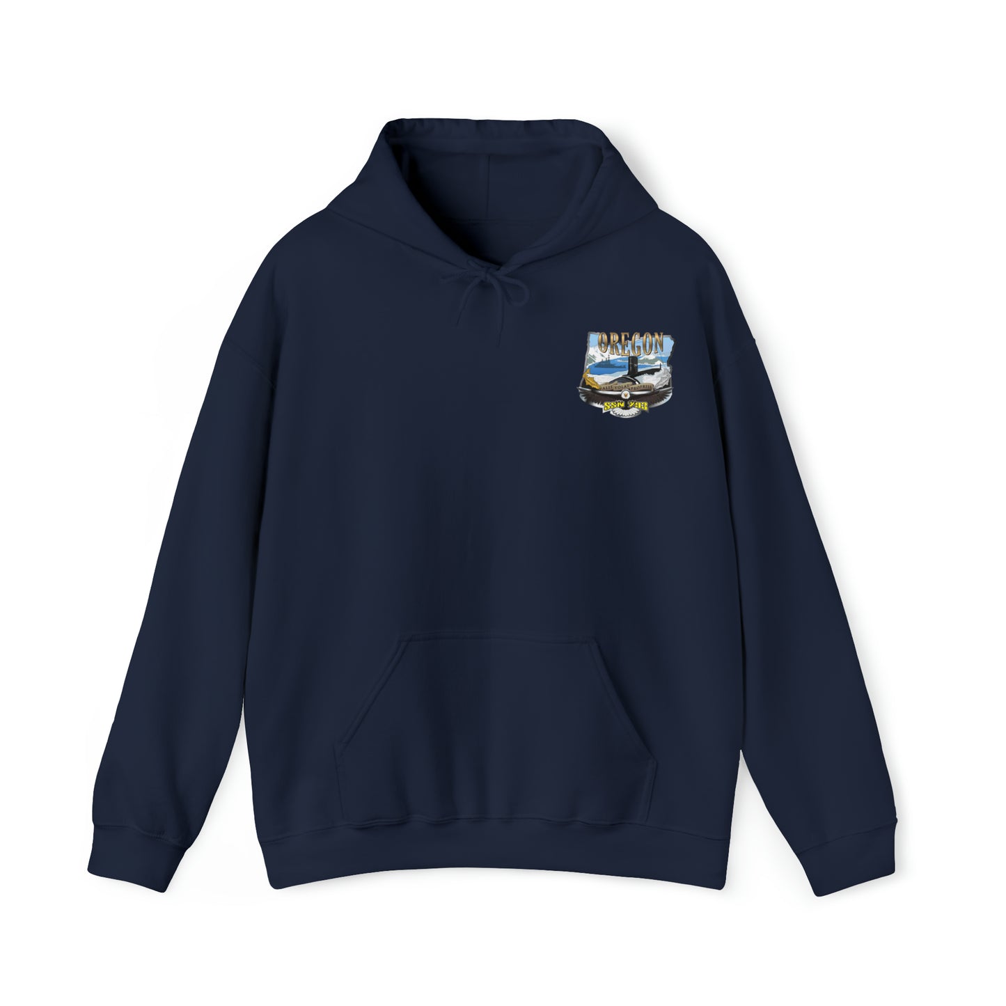 USS Oregon Unisex Heavy Blend™ Hooded Sweatshirt