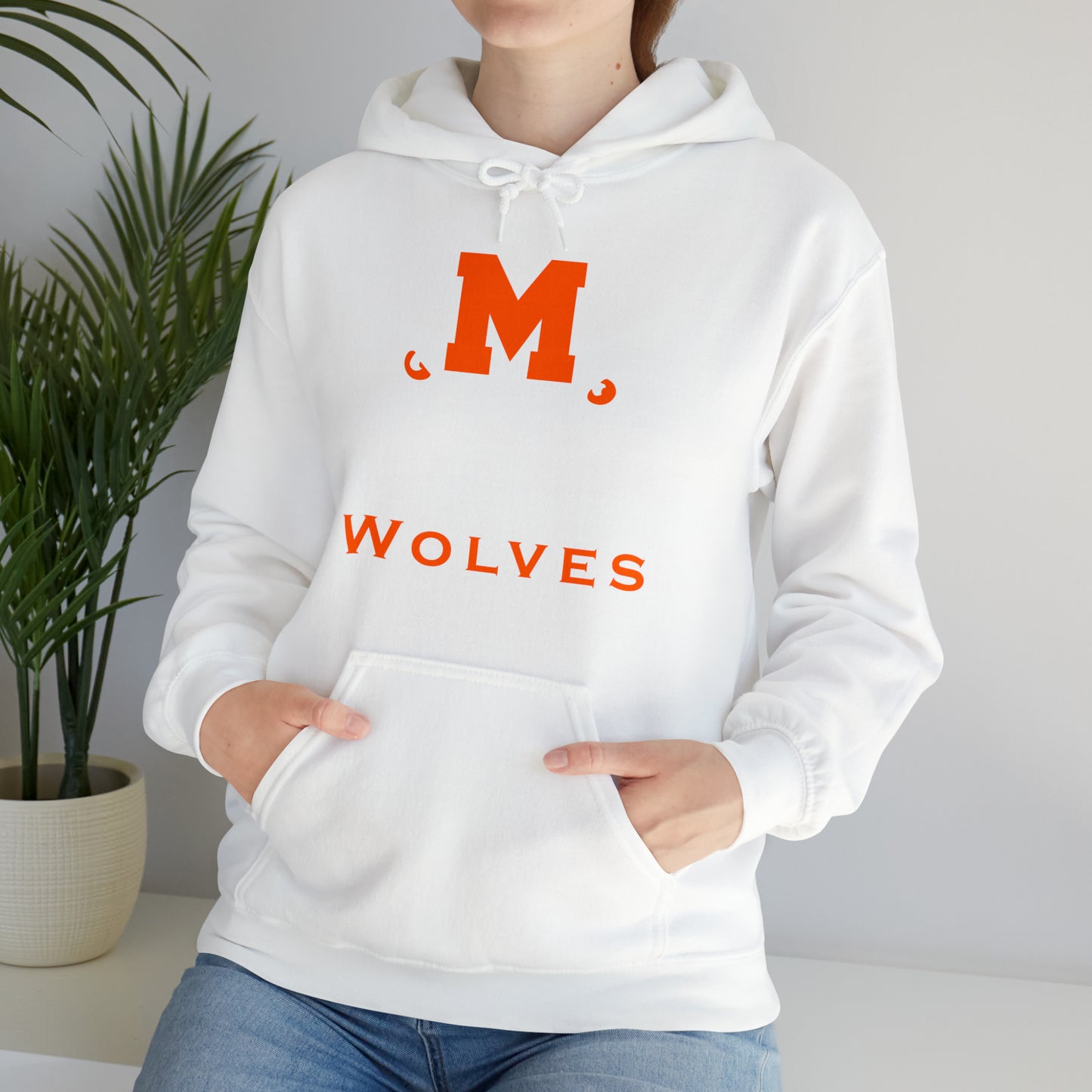 Montville Wolves Unisex Heavy Blend™ Hooded Sweatshirt