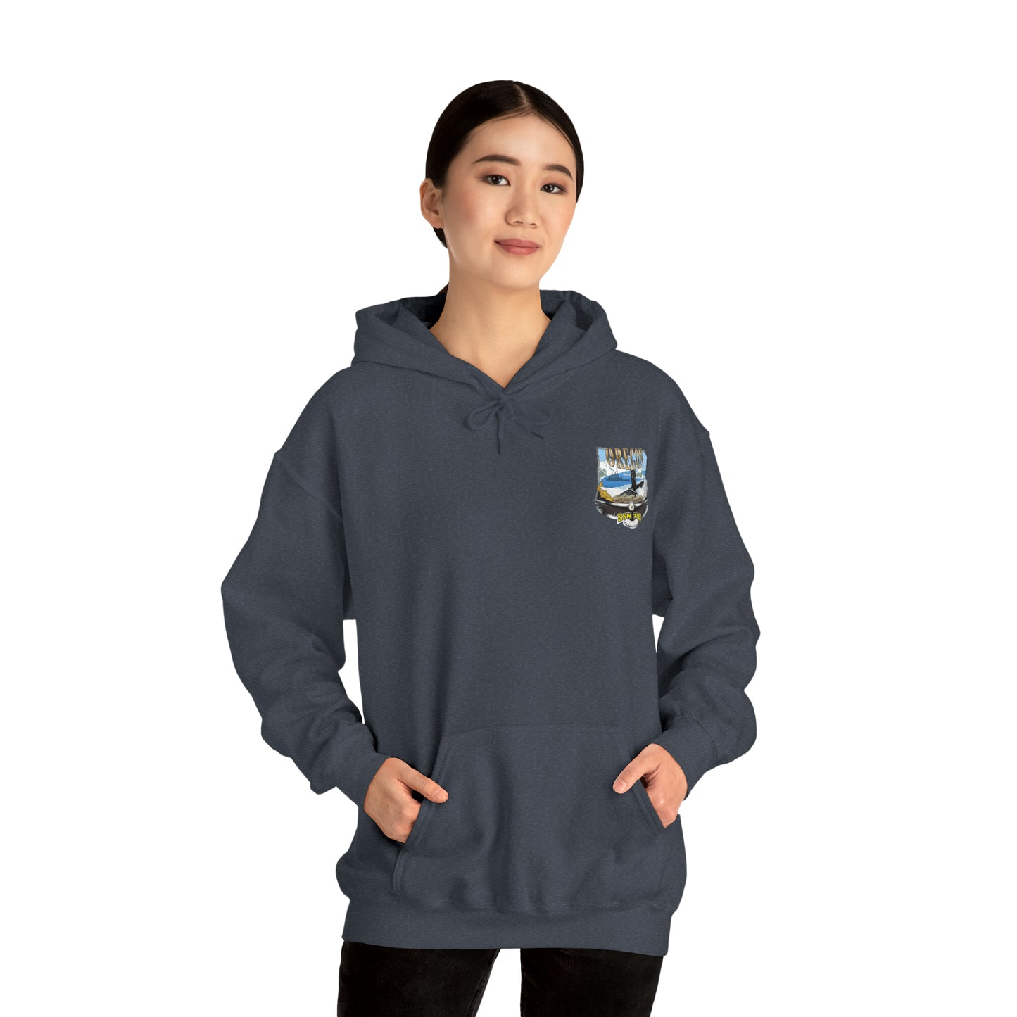 USS Oregon Unisex Heavy Blend™ Hooded Sweatshirt