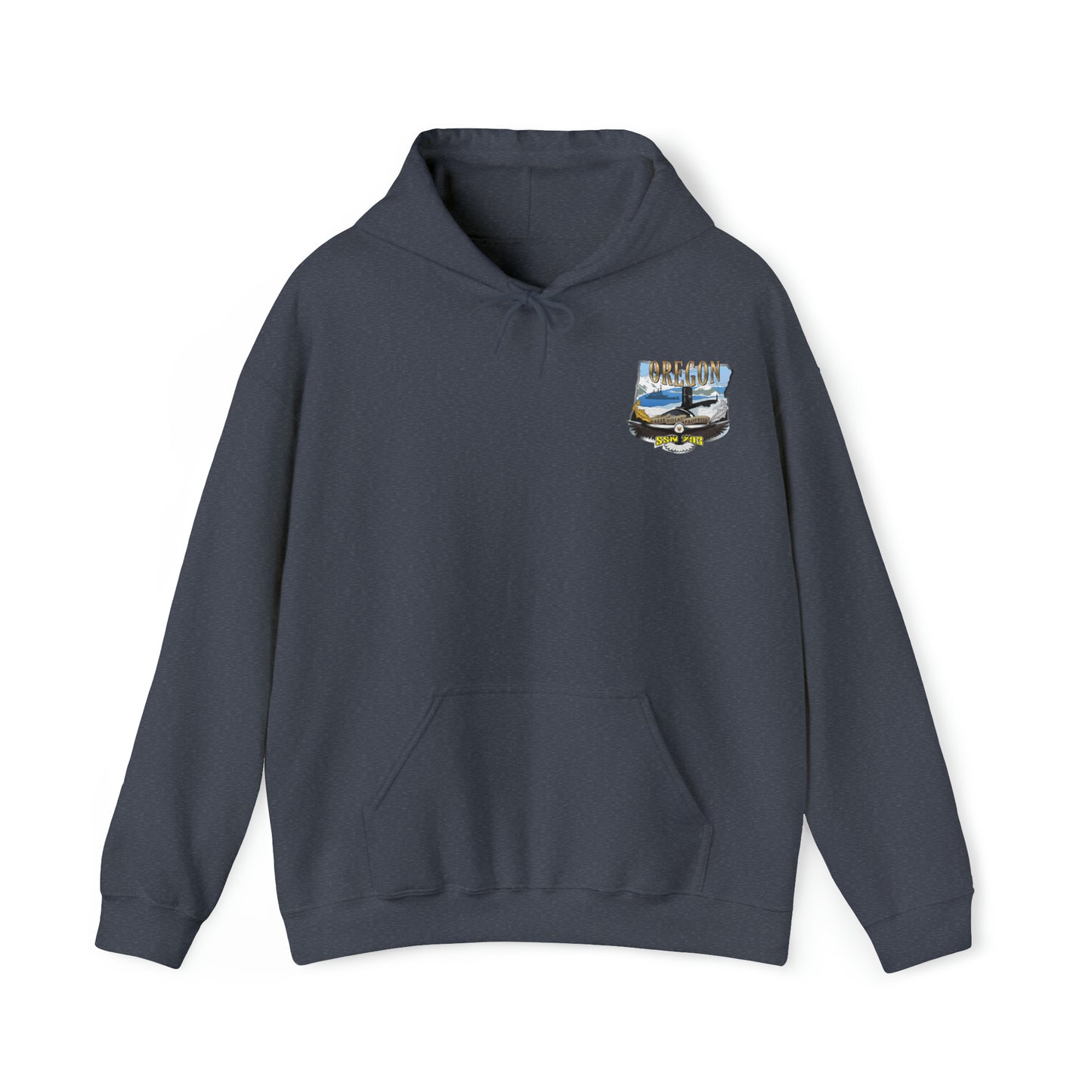 USS Oregon Unisex Heavy Blend™ Hooded Sweatshirt