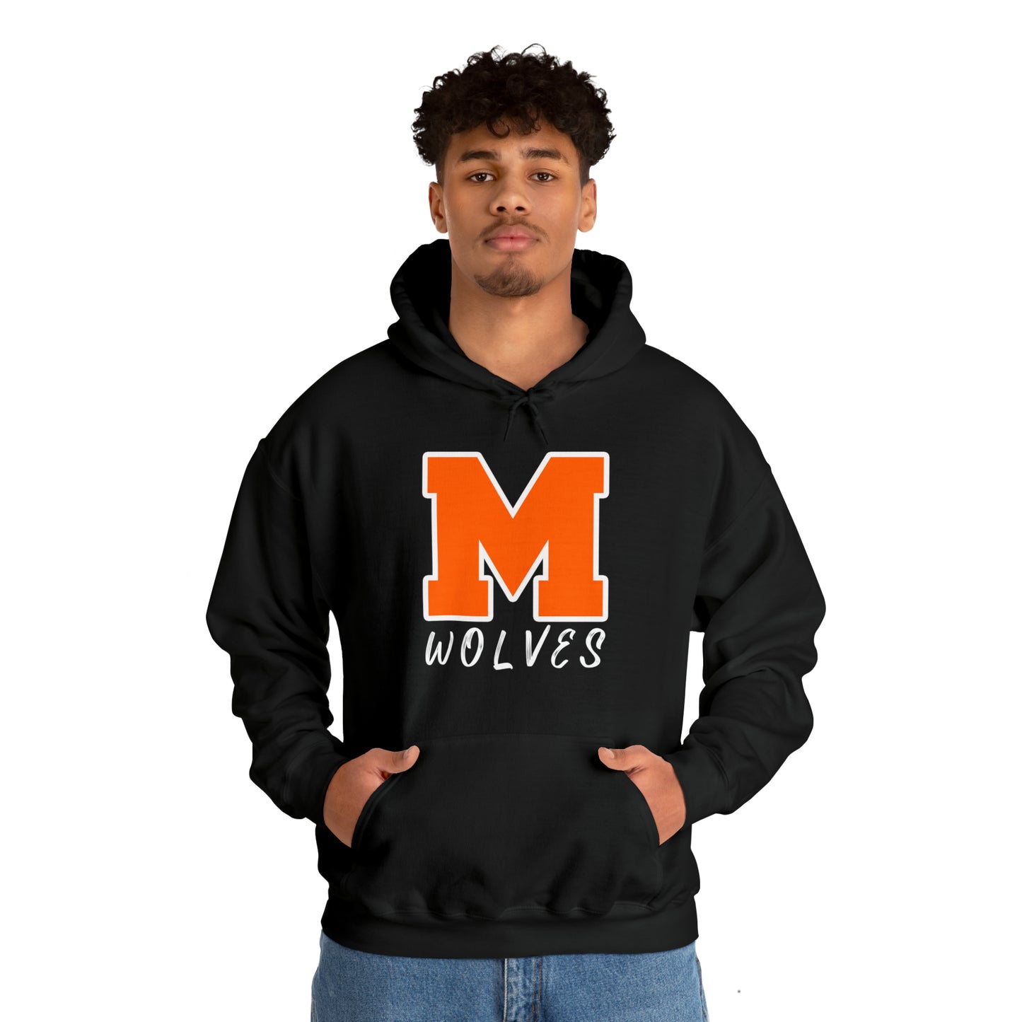 Montville Wolves Unisex Heavy Blend™ Hooded Sweatshirt
