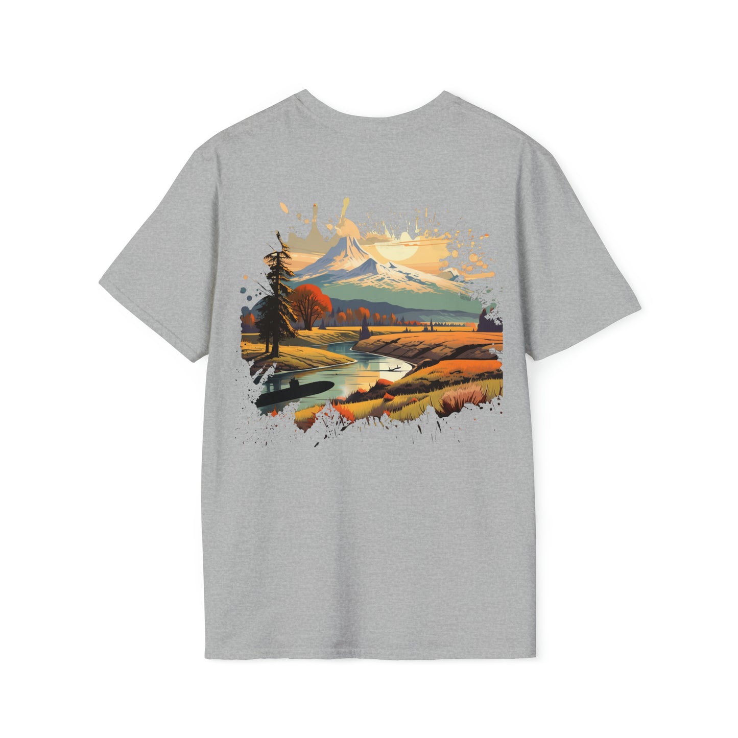 Uss Oregon Unisex Softstyle T-Shirt