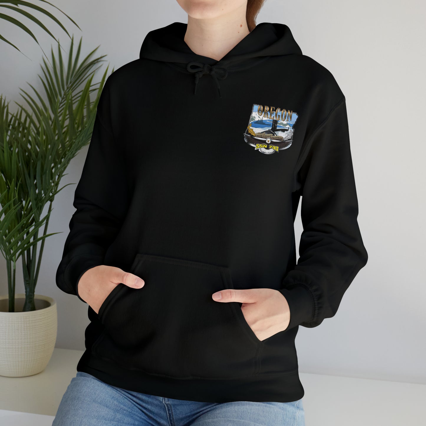 USS Oregon Unisex Heavy Blend™ Hooded Sweatshirt