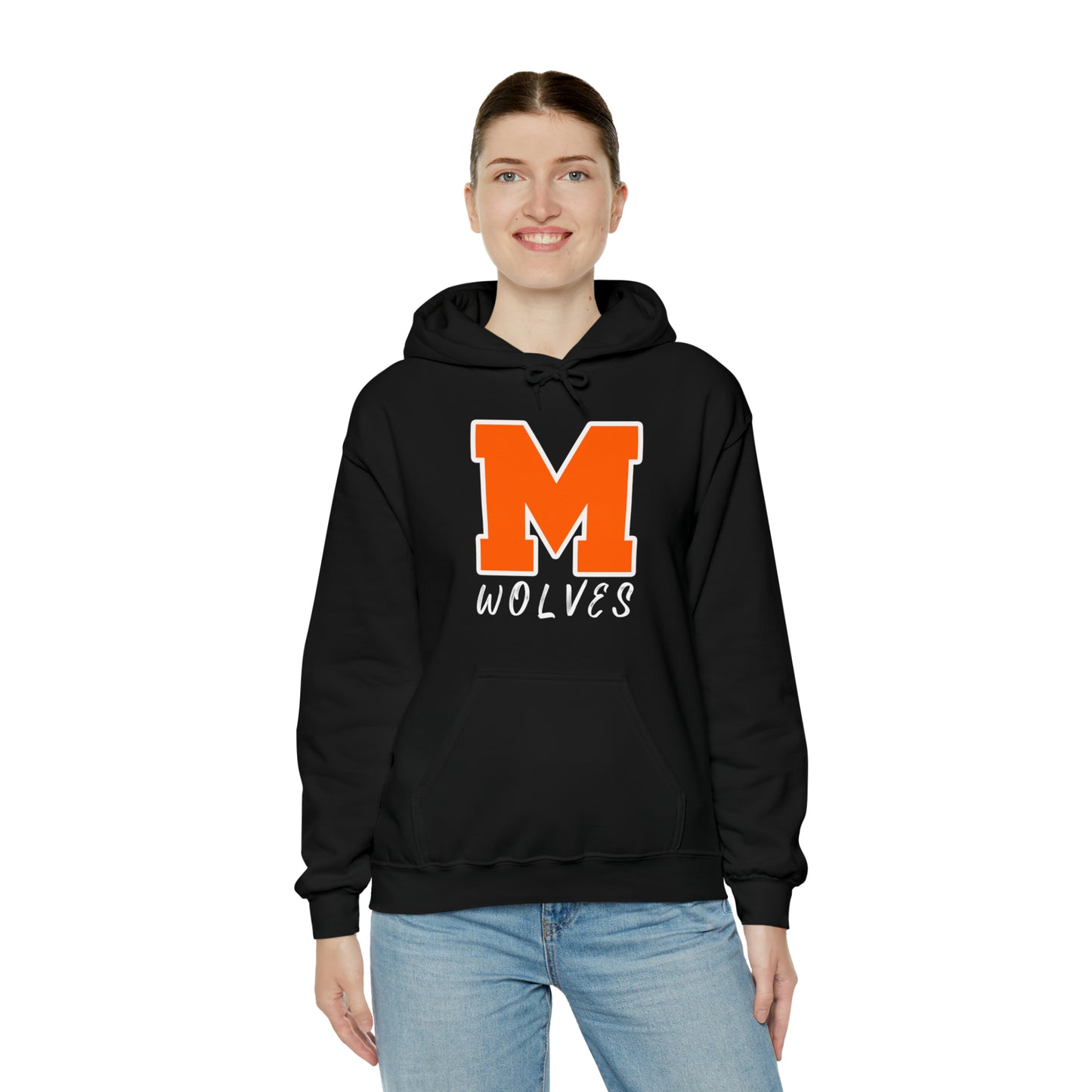 Montville Wolves Unisex Heavy Blend™ Hooded Sweatshirt