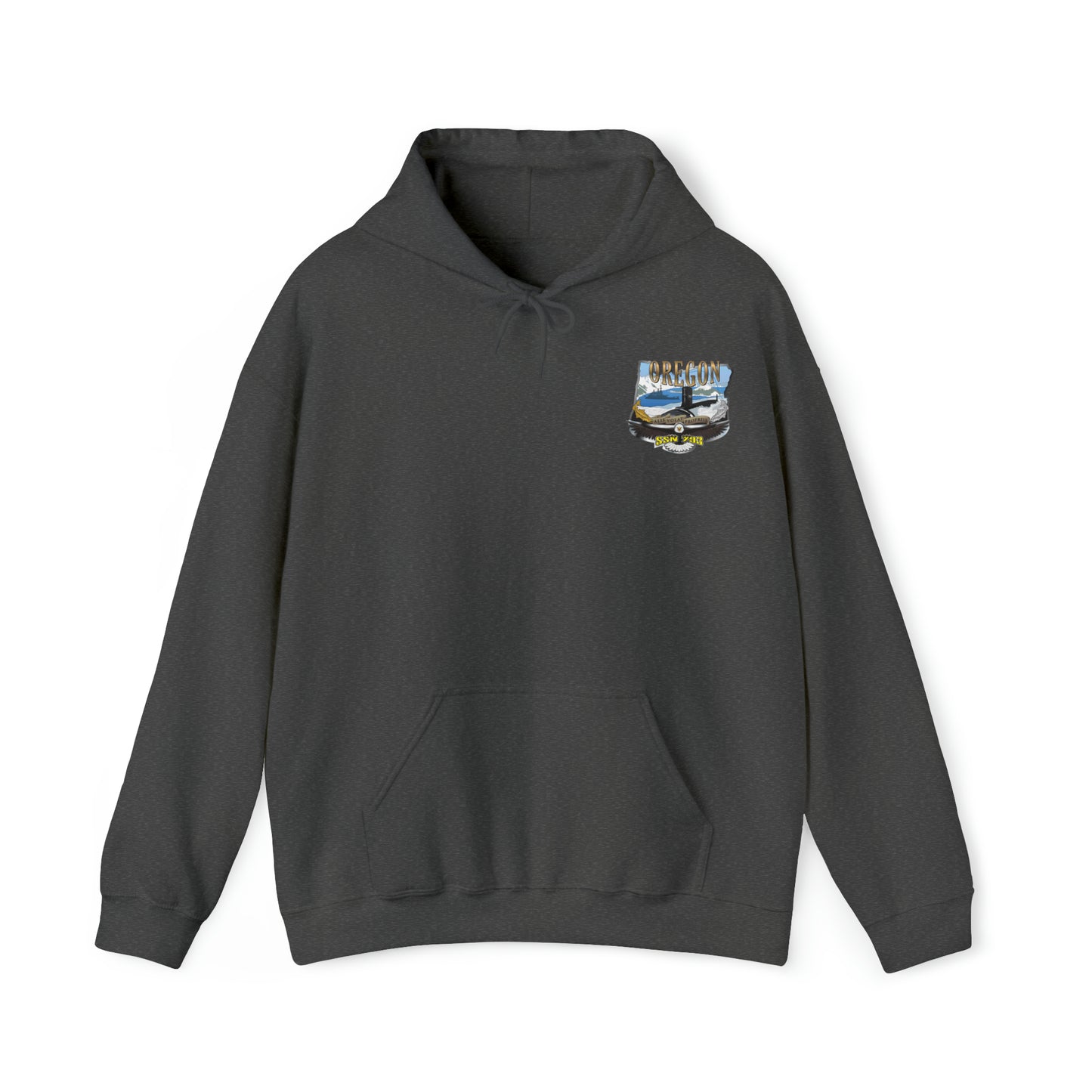 USS Oregon Unisex Heavy Blend™ Hooded Sweatshirt