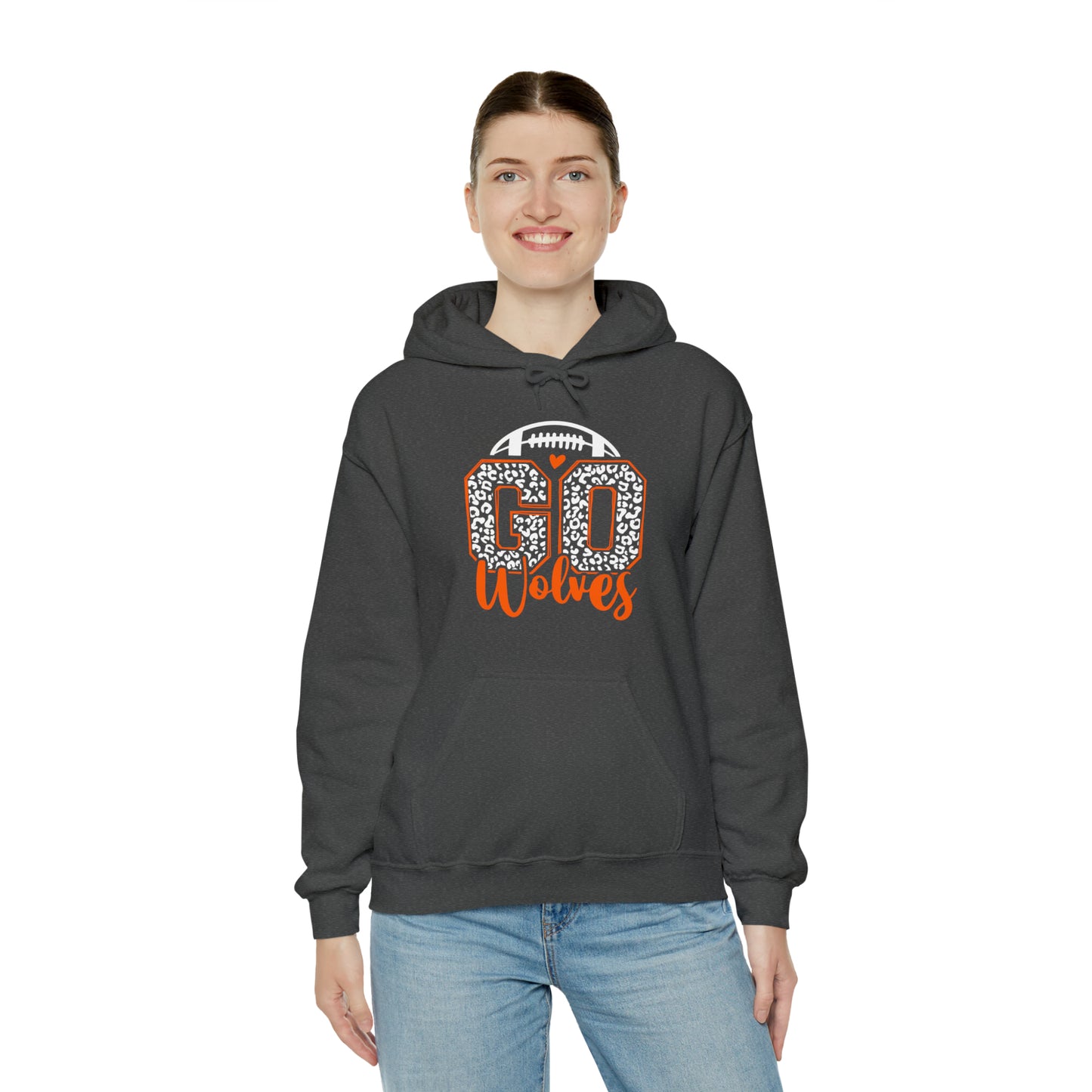 Montville Wolves Unisex Heavy Blend™ Hooded Sweatshirt