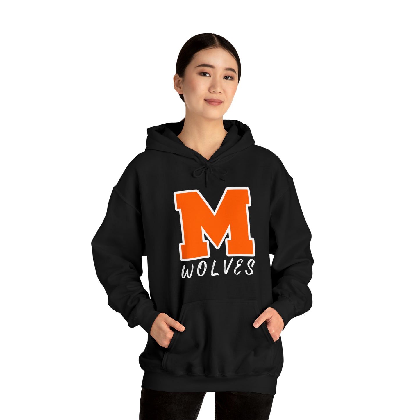 Montville Wolves Unisex Heavy Blend™ Hooded Sweatshirt