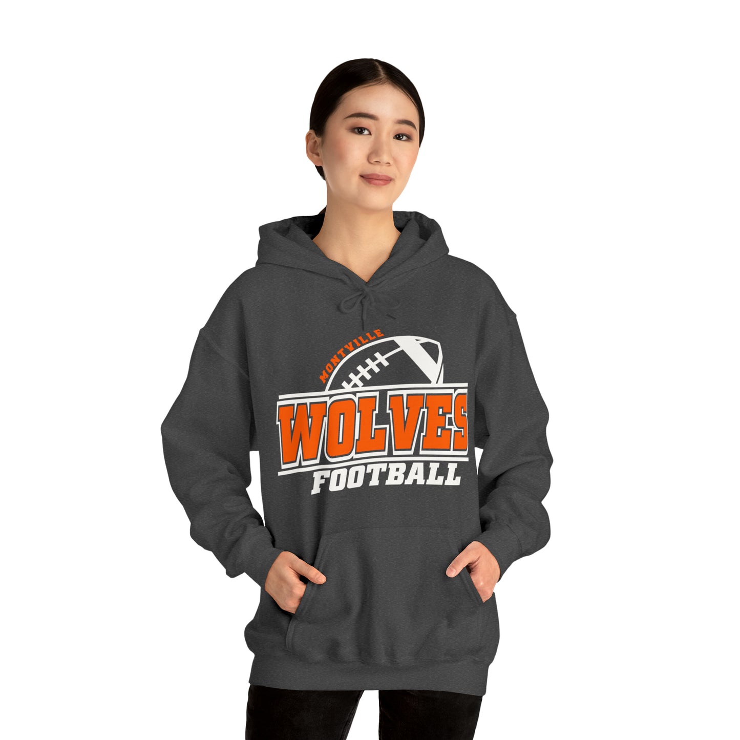 Montville Wolves Unisex Heavy Blend™ Hooded Sweatshirt