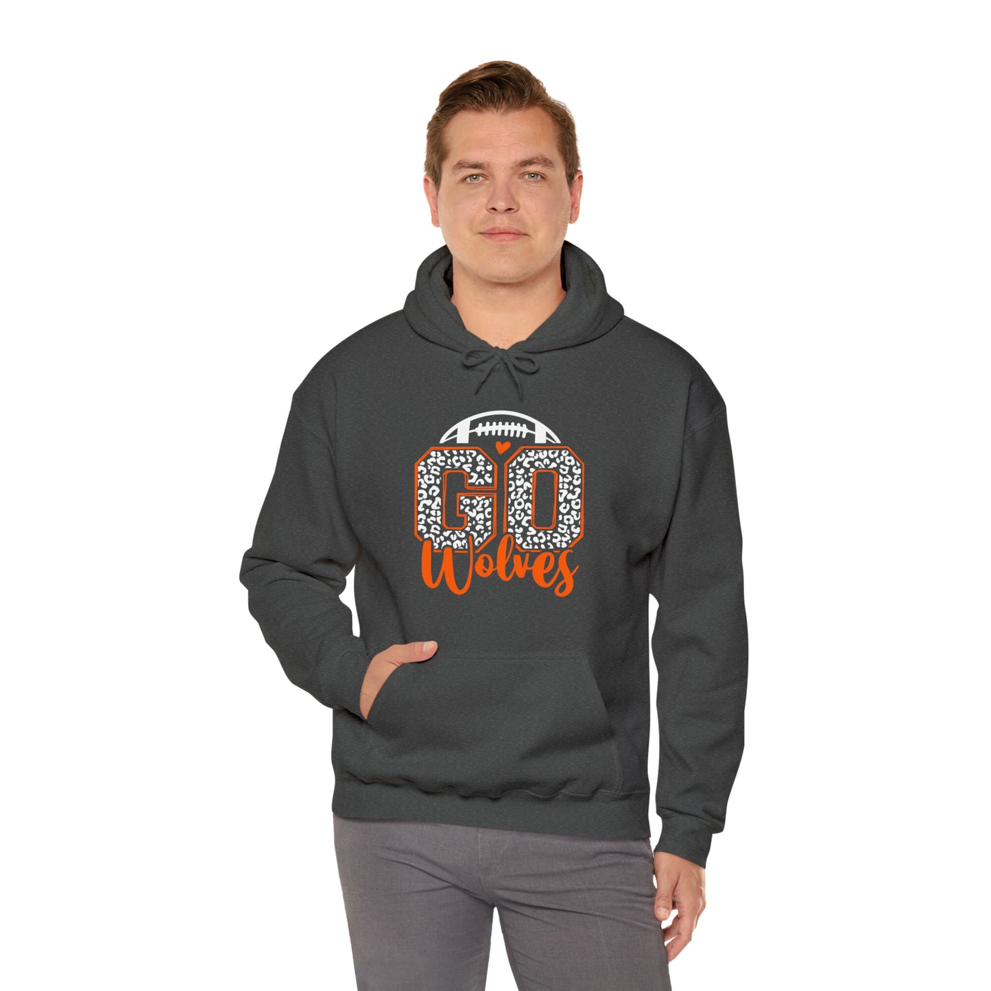 Montville Wolves Unisex Heavy Blend™ Hooded Sweatshirt