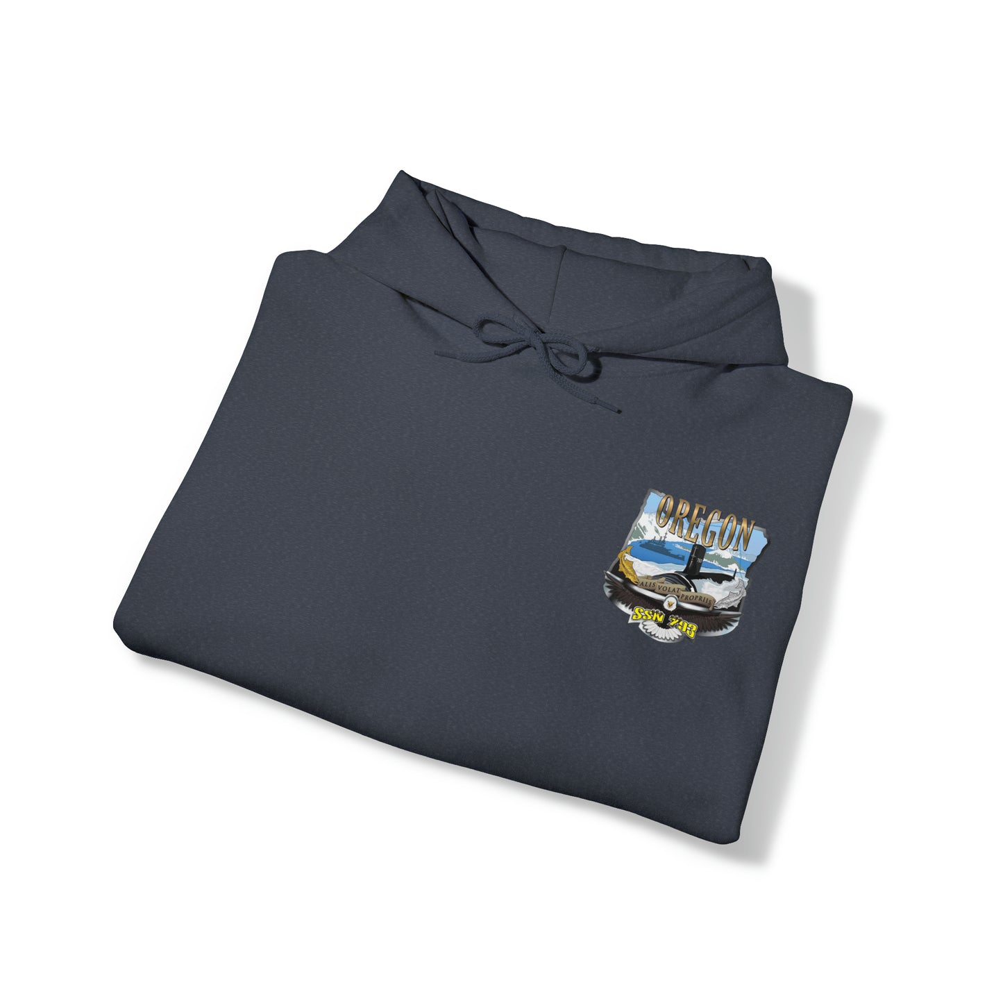 USS Oregon Unisex Heavy Blend™ Hooded Sweatshirt