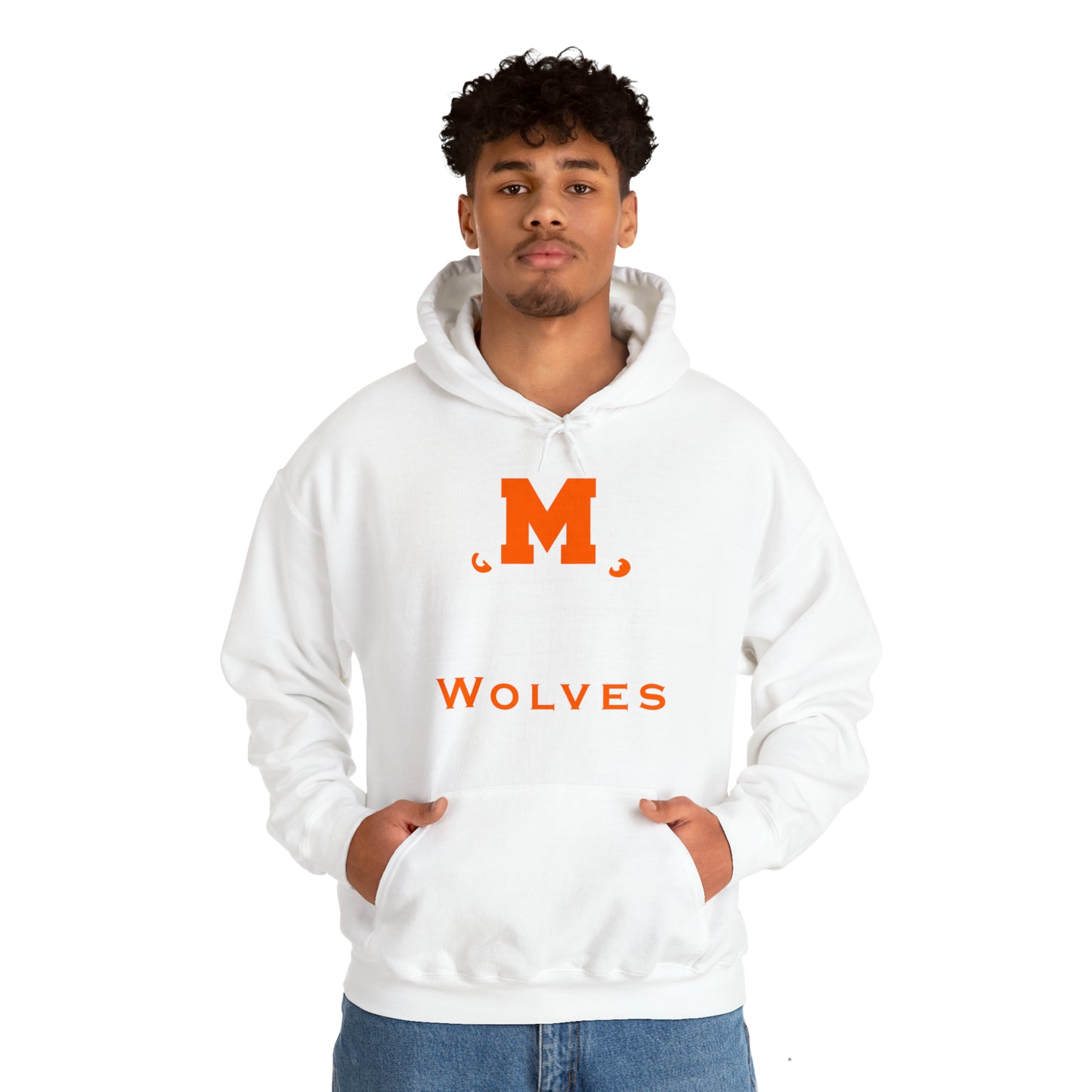 Montville Wolves Unisex Heavy Blend™ Hooded Sweatshirt