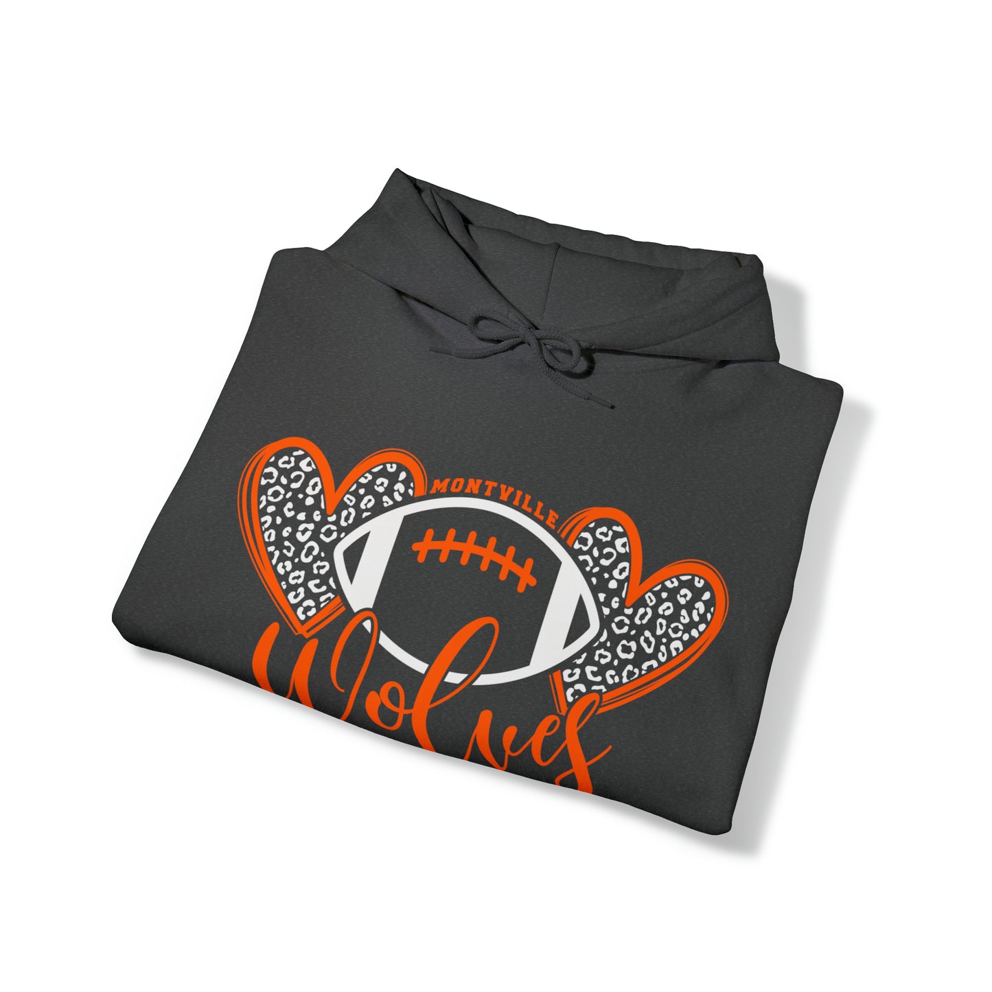 Montville Wolves Unisex Heavy Blend™ Hooded Sweatshirt