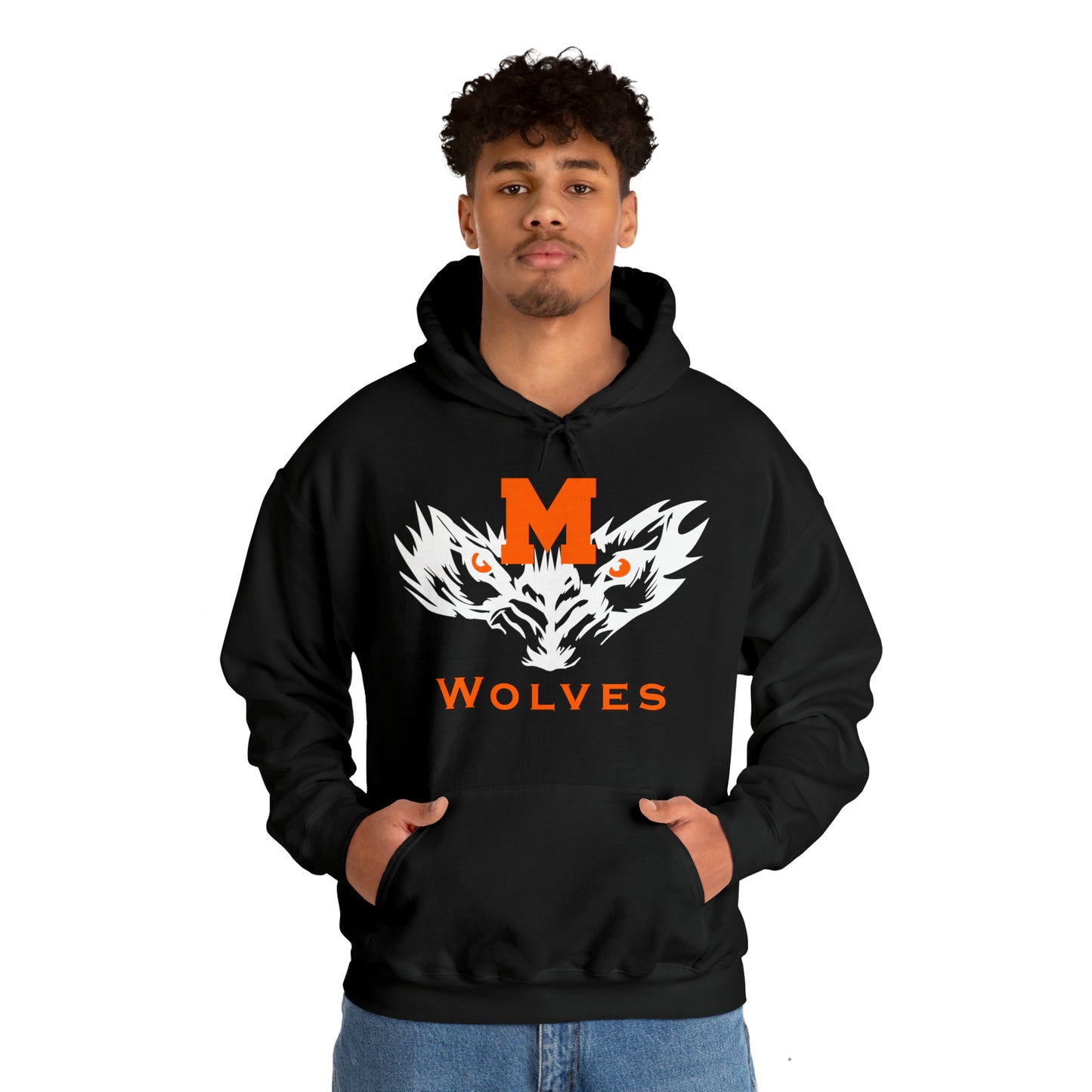 Montville Wolves Unisex Heavy Blend™ Hooded Sweatshirt