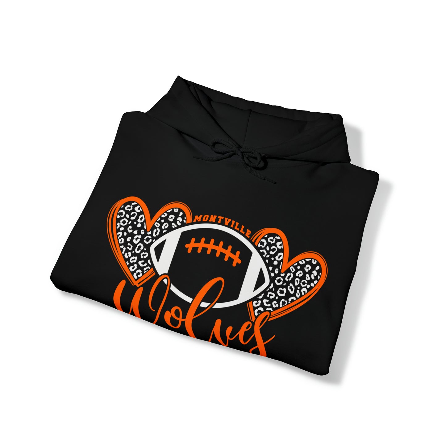 Montville Wolves Unisex Heavy Blend™ Hooded Sweatshirt