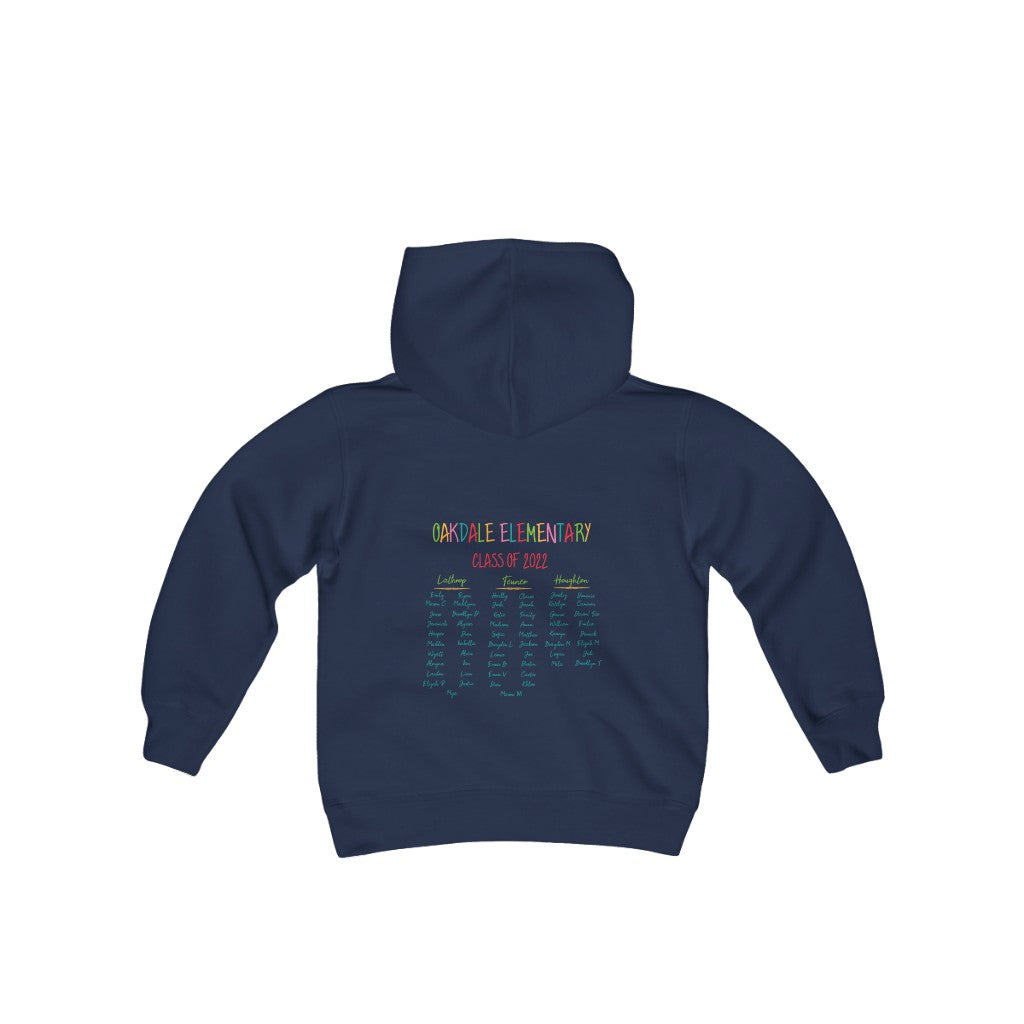 Oakdale Elementary Fifth Grade Youth Heavy Blend Hooded Sweatshirt