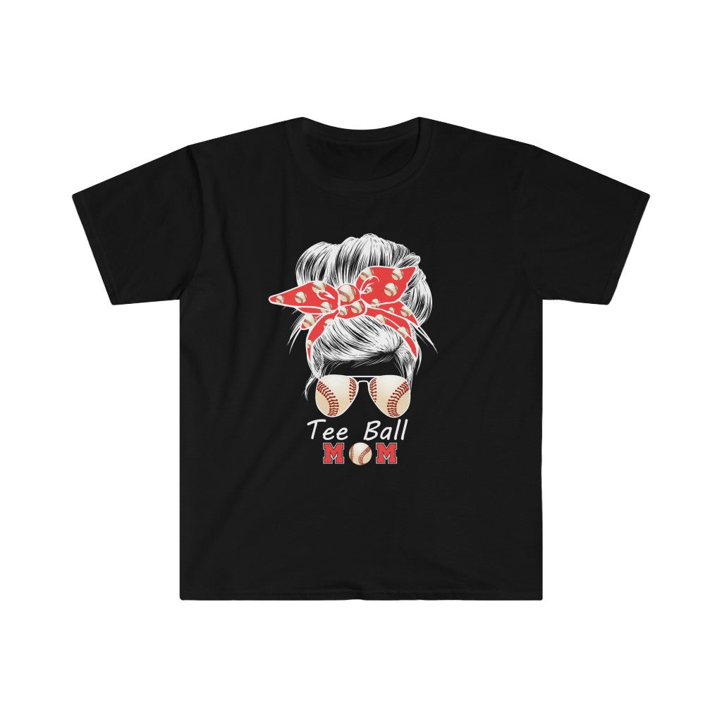 Tee Ball Mom Unisex Softstyle T-Shirt