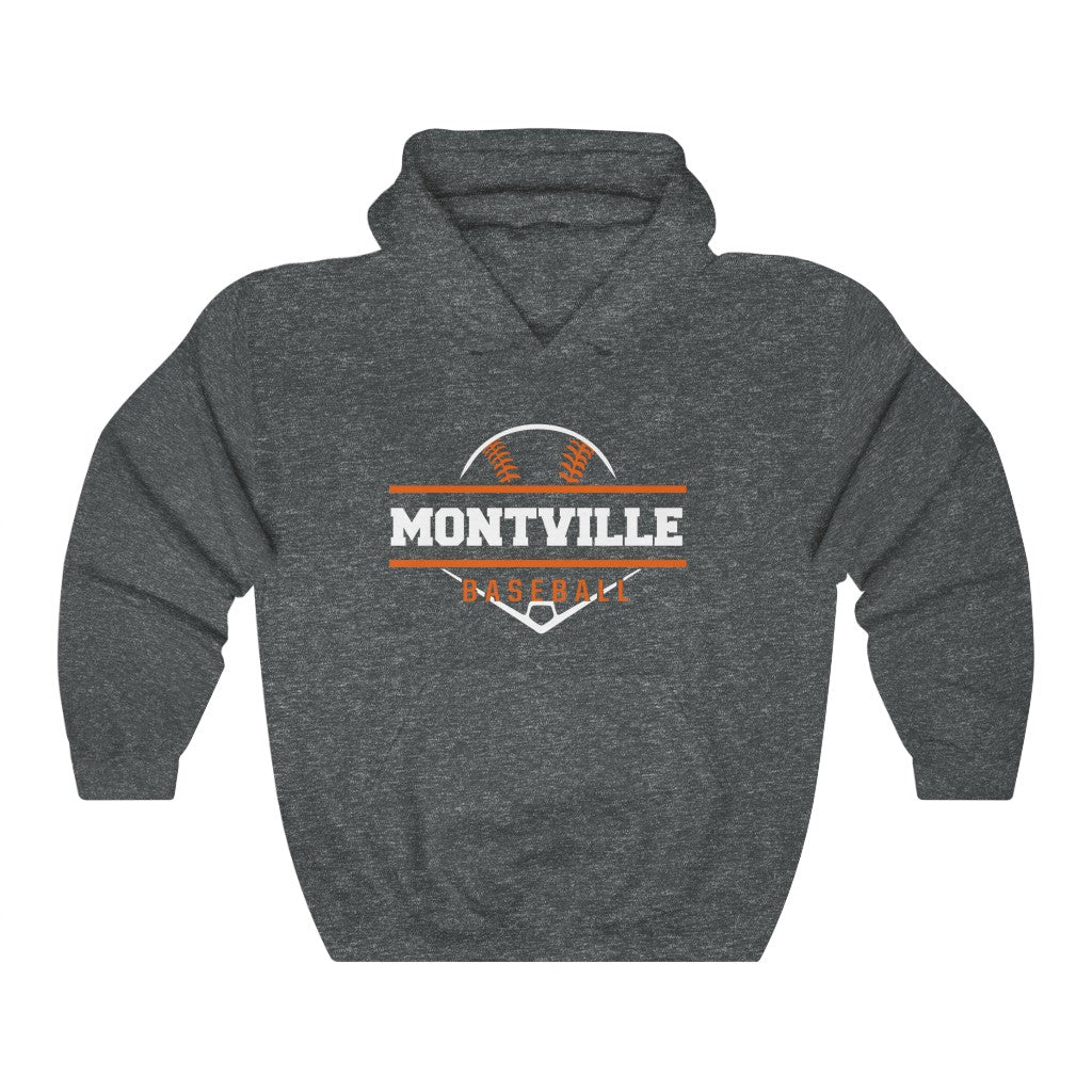 Montville Baseball Unisex Heavy Blend™ Hooded Sweatshirt