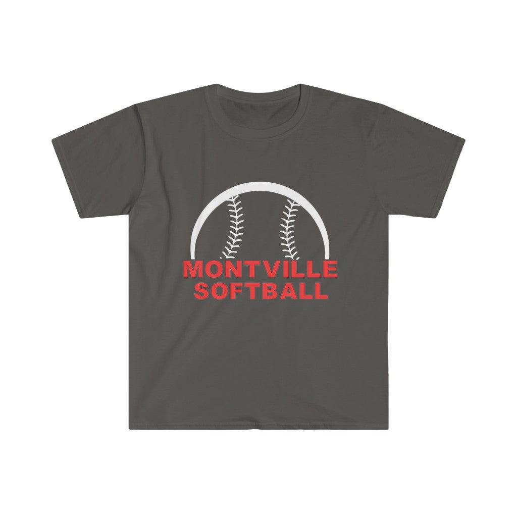 Montville Softball Unisex Softstyle T-Shirt