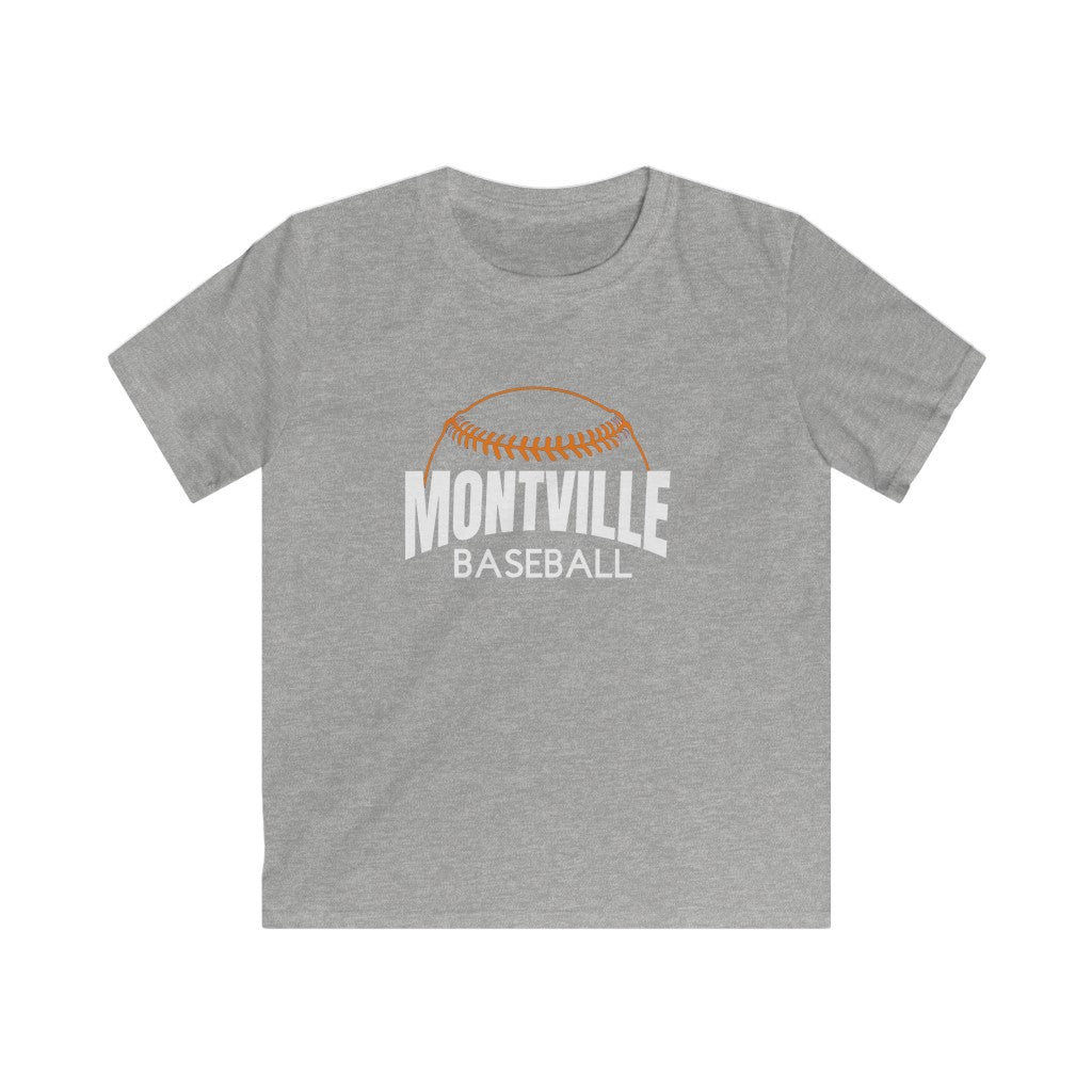 Montville Baseball Kids Softstyle Tee