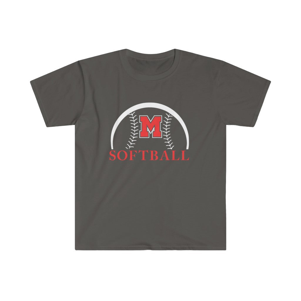 Montville Softball Unisex Softstyle T-Shirt