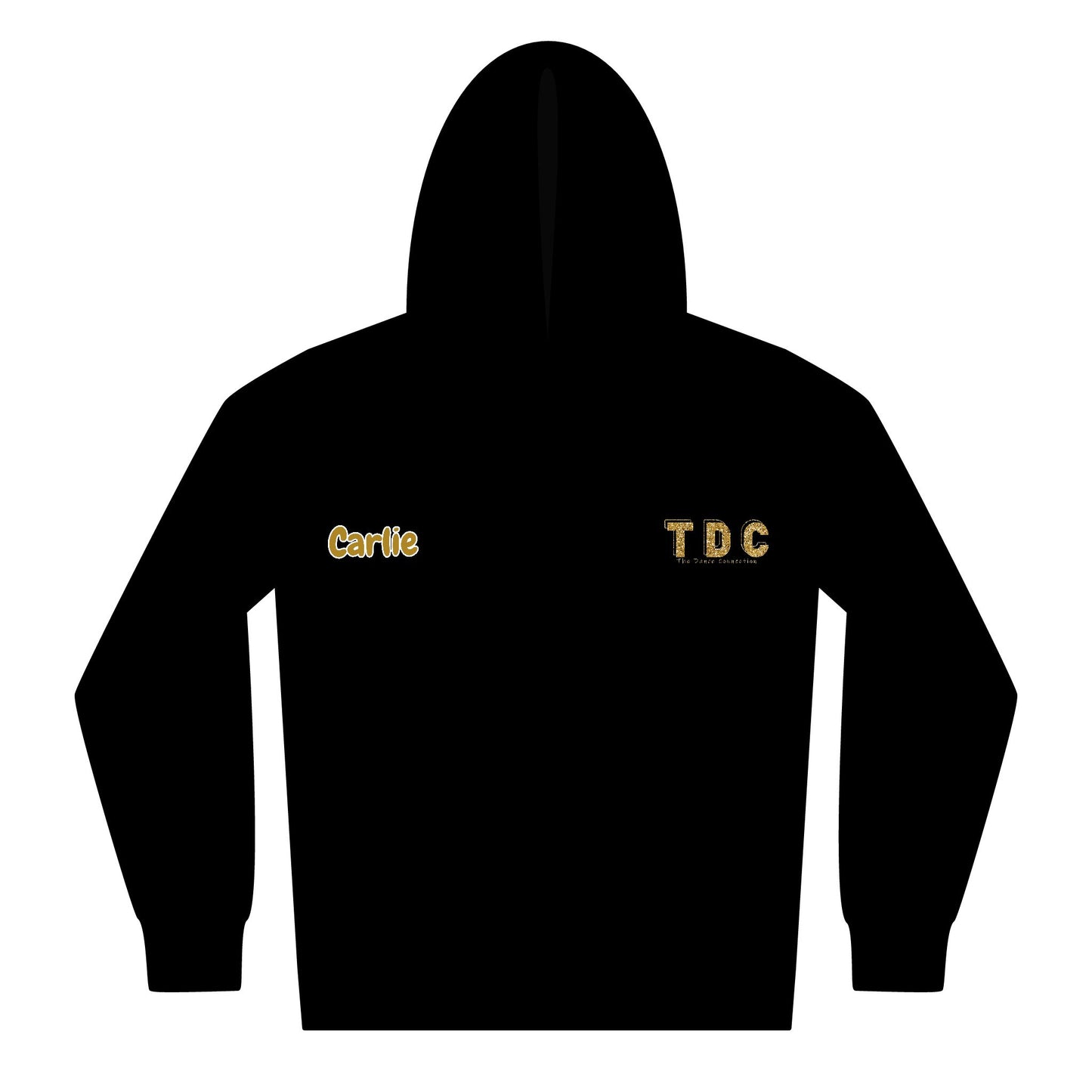 Carlie Personalized Youth Zipped Hoodie with Custom Design - Perfect for School Activities & Casual Wear