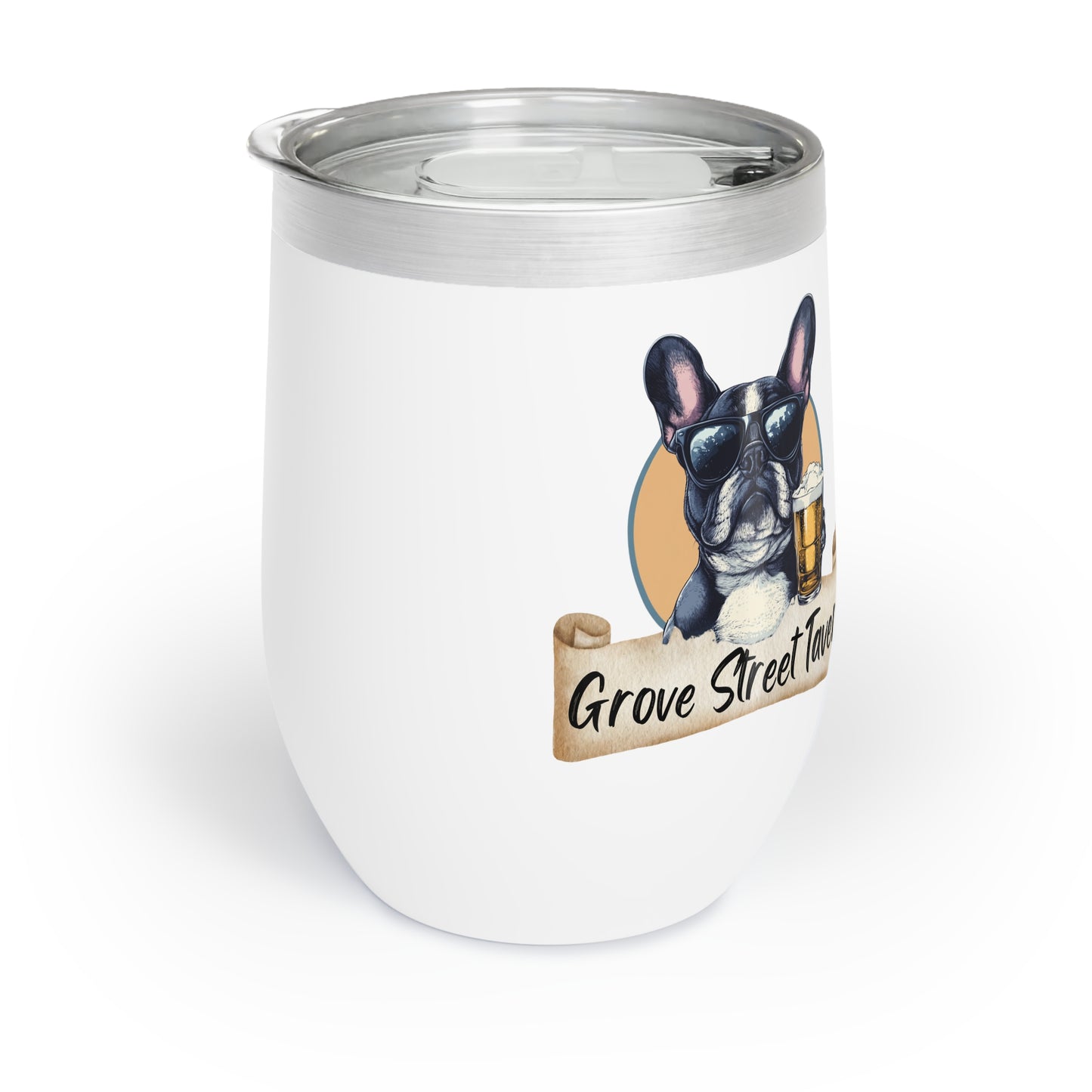 Grove Street Tavern Wine Tumbler - Perfect Gift for Dog Lovers and Wine Enthusiasts