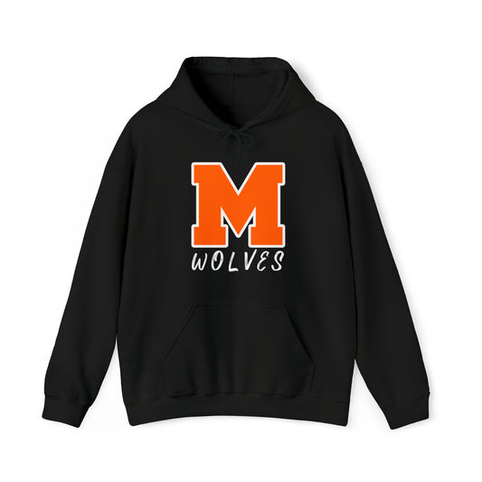 Montville Wolves Unisex Heavy Blend™ Hooded Sweatshirt