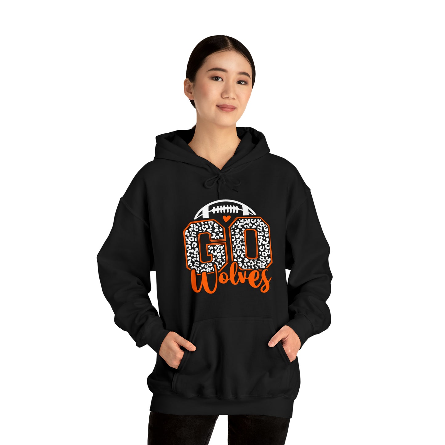Montville Wolves Unisex Heavy Blend™ Hooded Sweatshirt