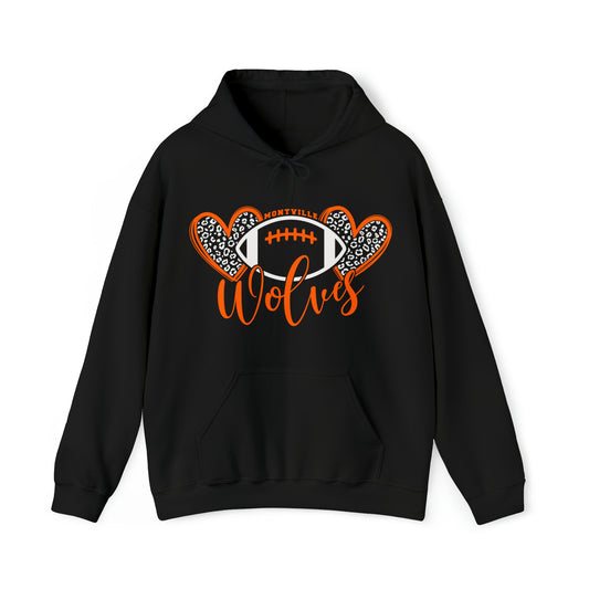 Montville Wolves Unisex Heavy Blend™ Hooded Sweatshirt