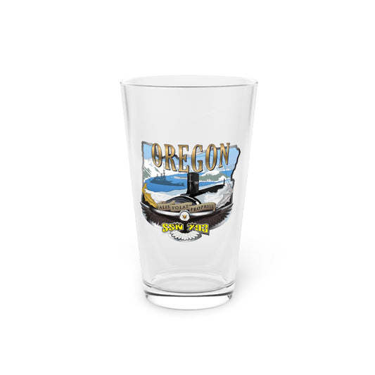 Oregon Pint Glass, 16oz