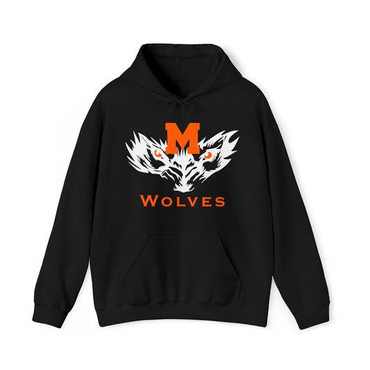 Montville Wolves Unisex Heavy Blend™ Hooded Sweatshirt