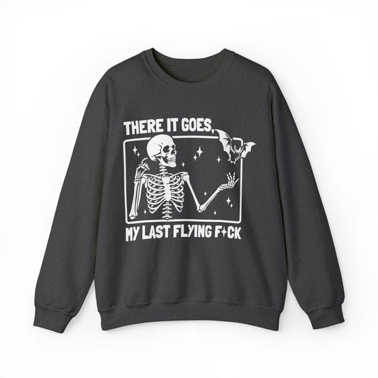 There it goes, my last flying F*ck Unisex Heavy Blend™ Crewneck Sweatshirt