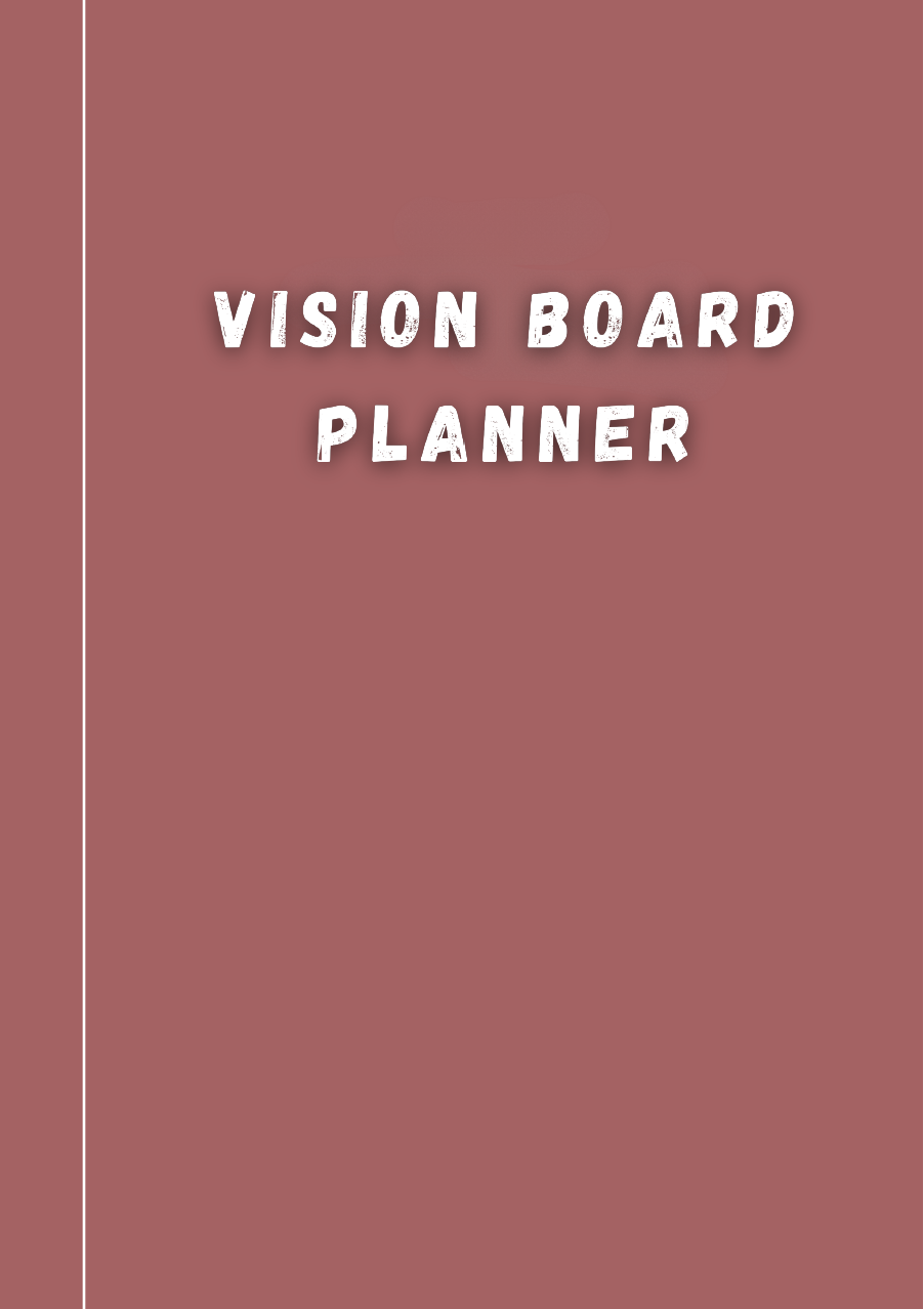 Minimal Vision Board Planner