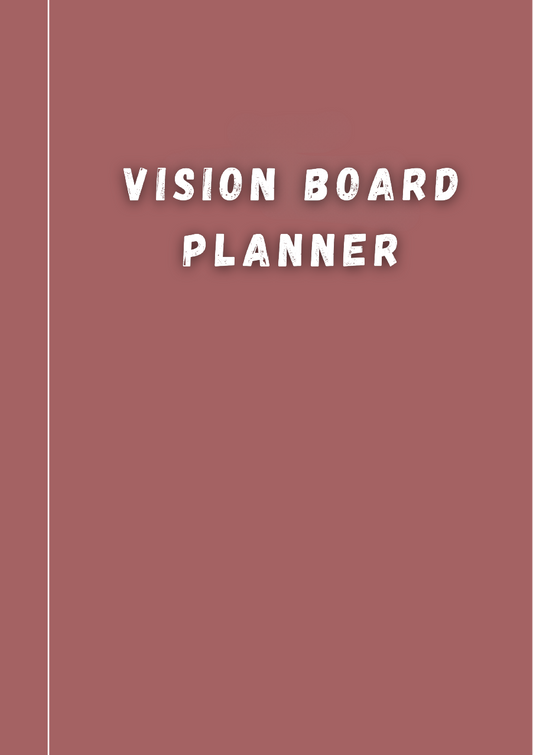 Minimal Vision Board Planner