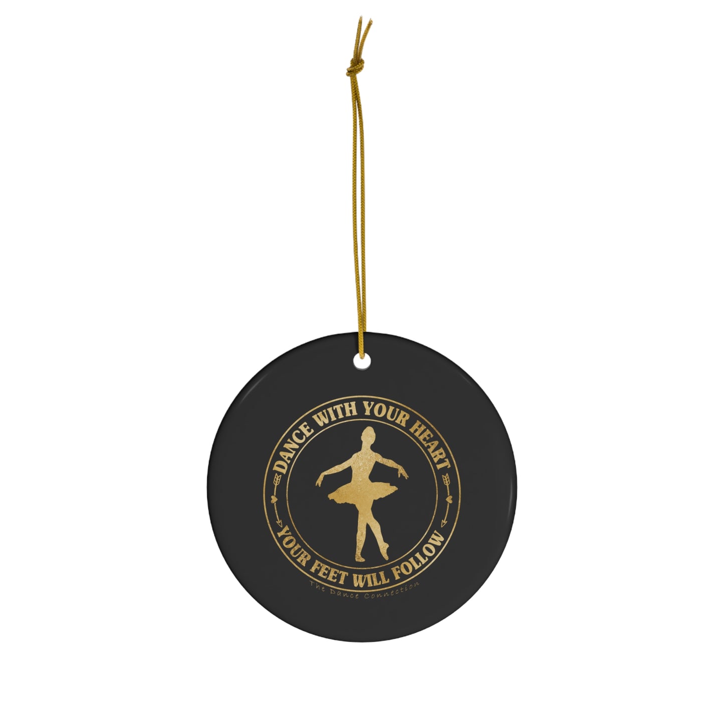 The Dance Connection Ceramic Ornament